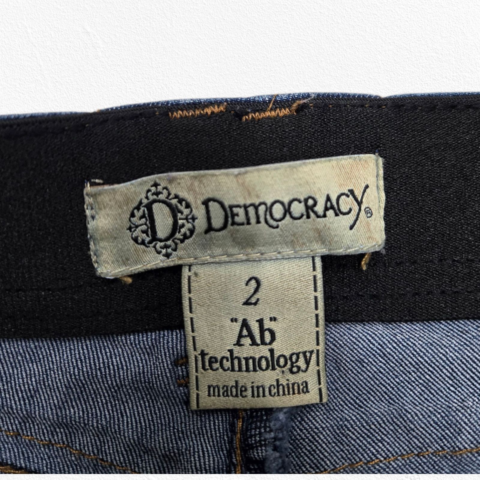 Other Democracy Mid Rise Ab Technology Stretch Skinny Jeans Size 2 Size 26" / US 2 / IT 38 - 5 Thumbnail