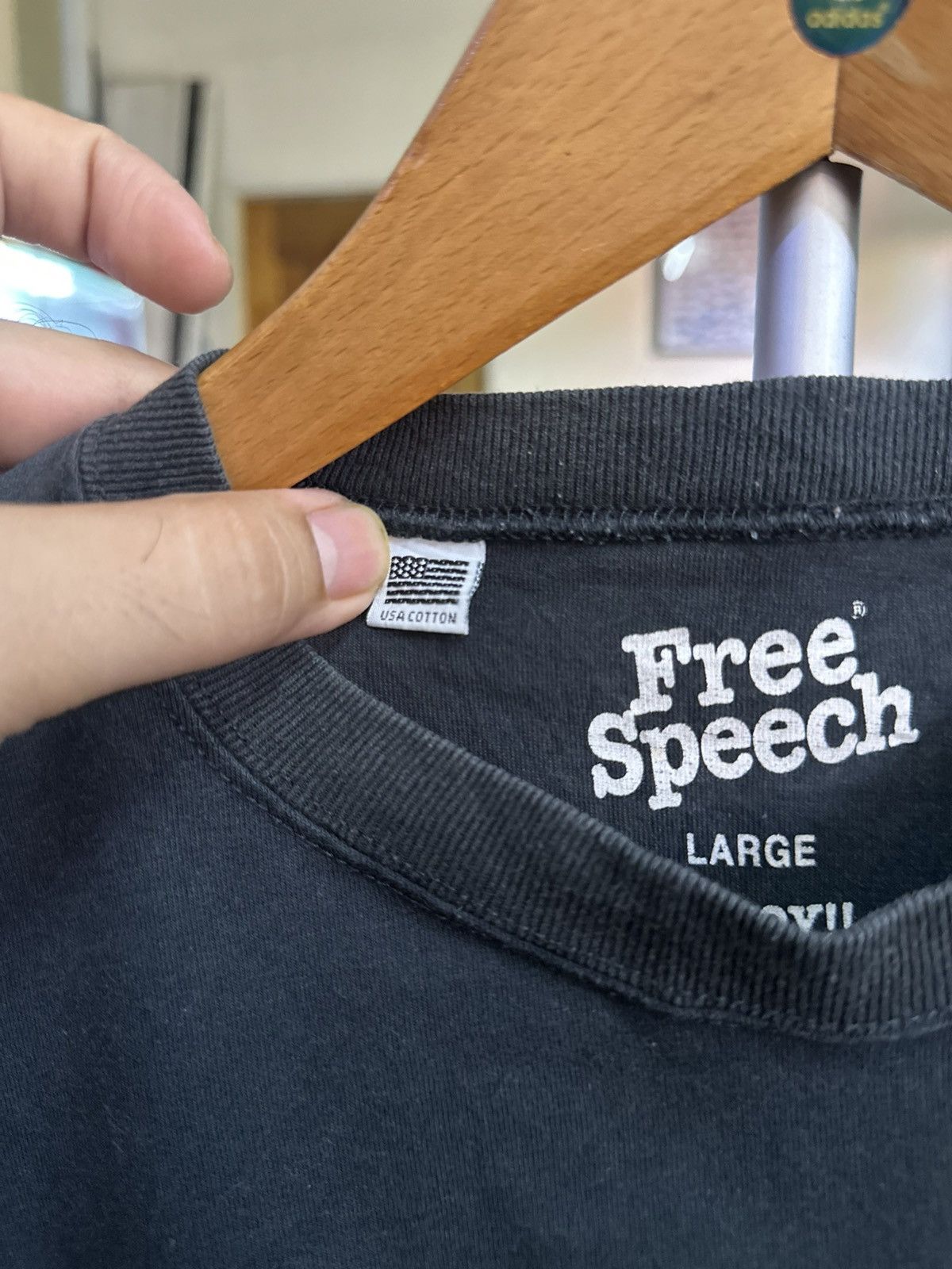 Vintage Vintage free speach tshirt Size US L / EU 52-54 / 3 - 4 Thumbnail
