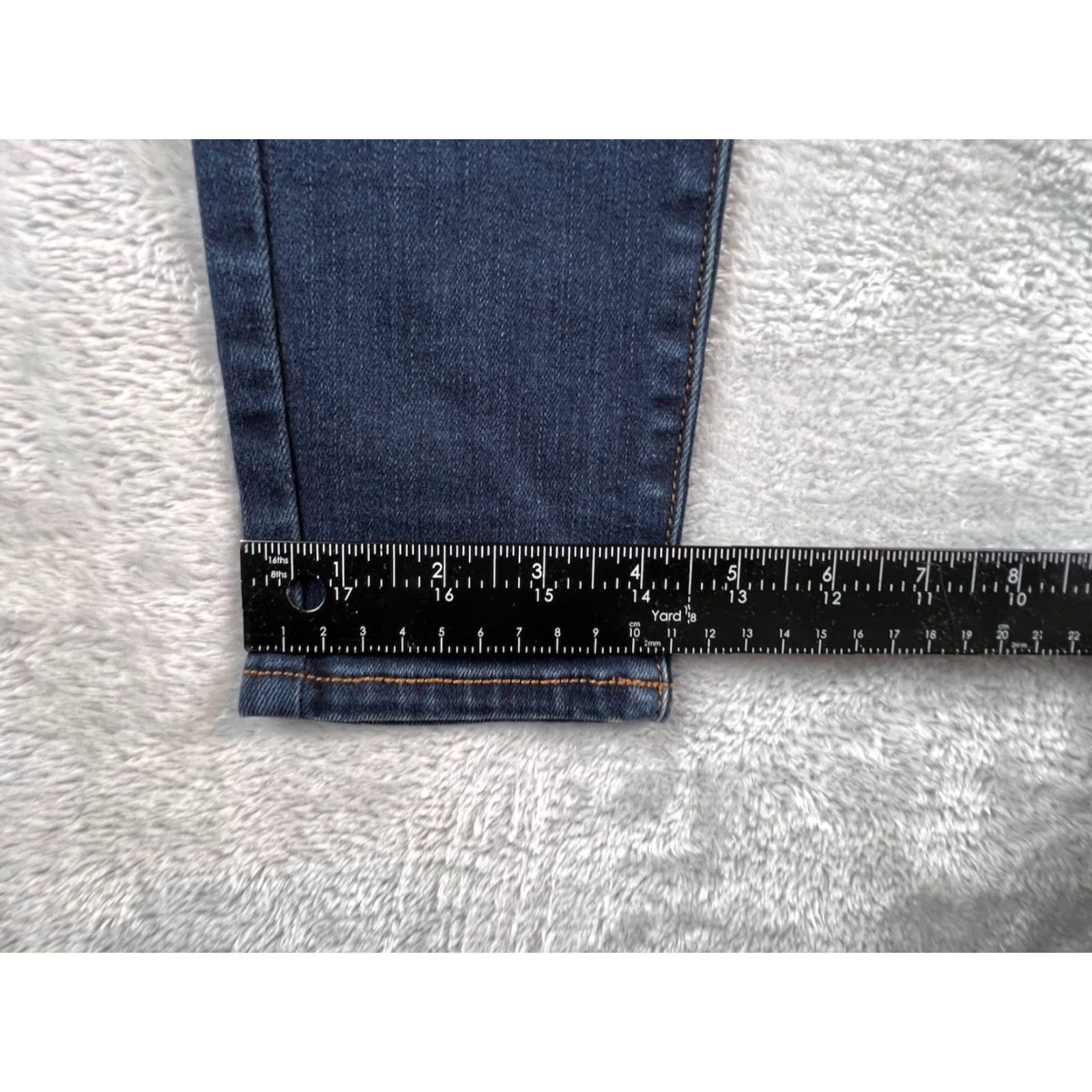 American Eagle Outfitters American Eagle Outfitters Jegging Jeans Distressed Blue Super Stretch Womens Size 4 28x28 Size 28" / US 6 / IT 42 - 5 Thumbnail