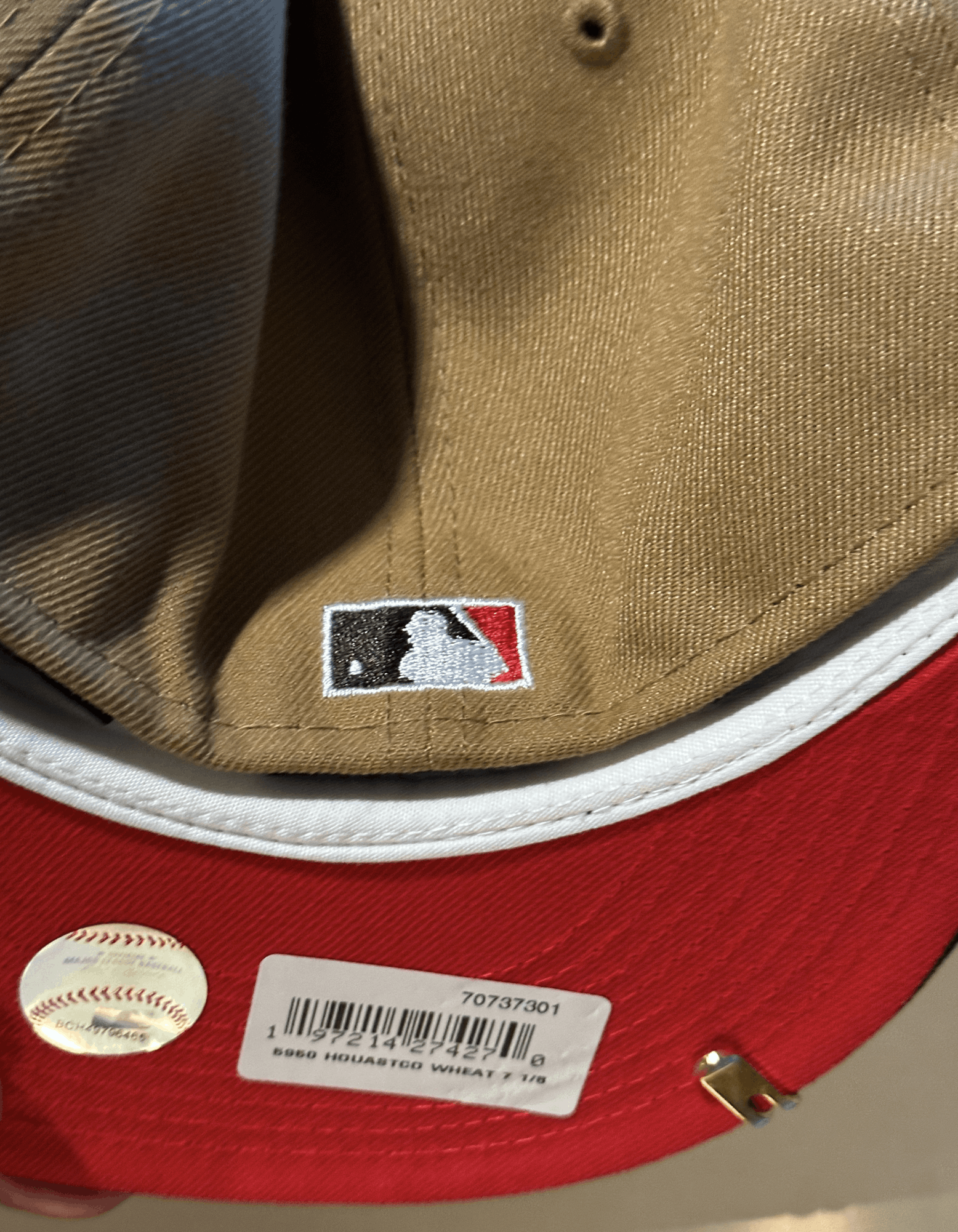 New Era Houston Astros RARE Cap City New Era Fitted 7 1/8 Size ONE SIZE - 5 Thumbnail