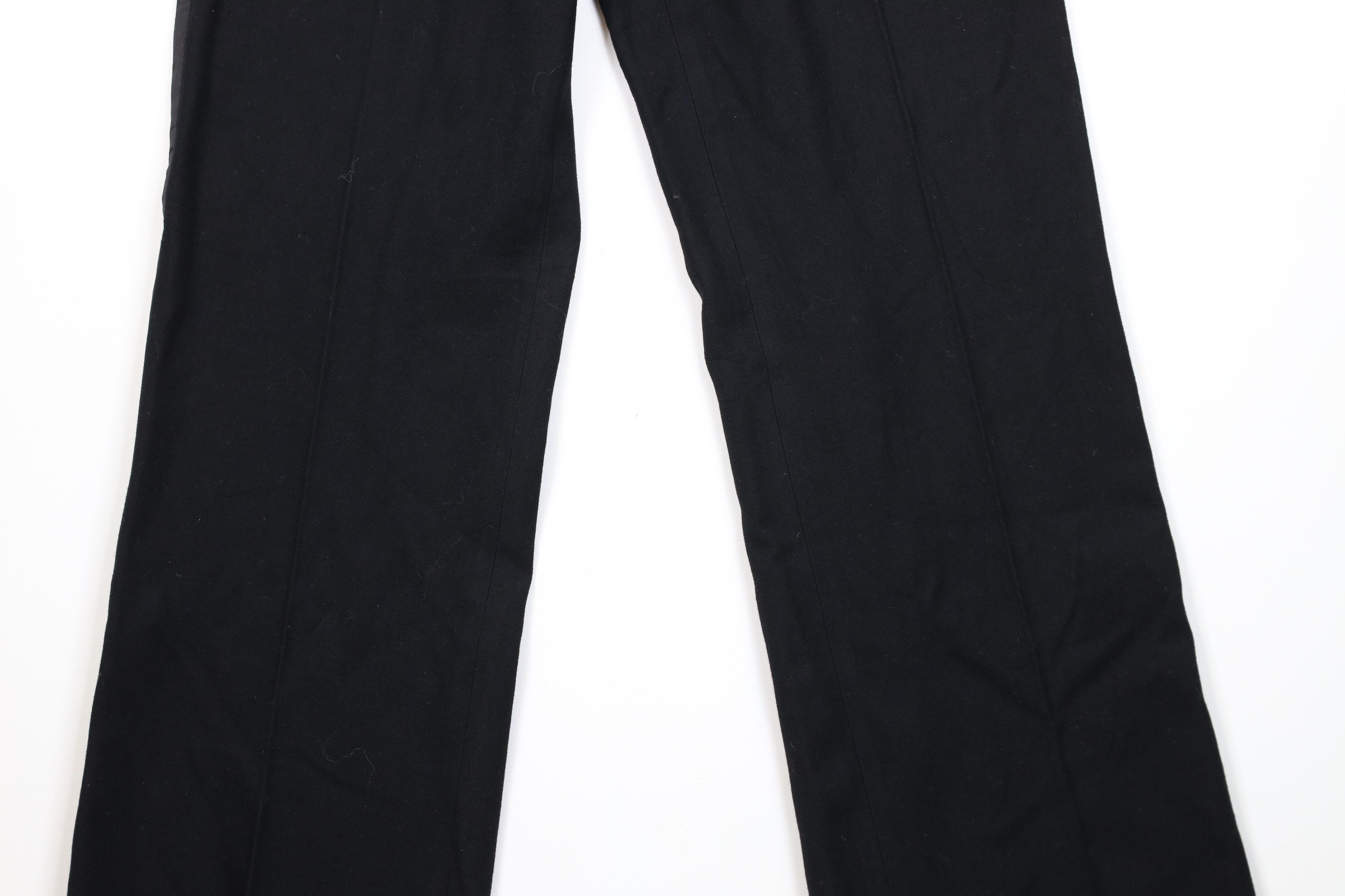 Vintage Vintage 20s Rockabilly Satin Striped Wool Bell Bottoms Pants Size US 30 / EU 46 - 3 Thumbnail