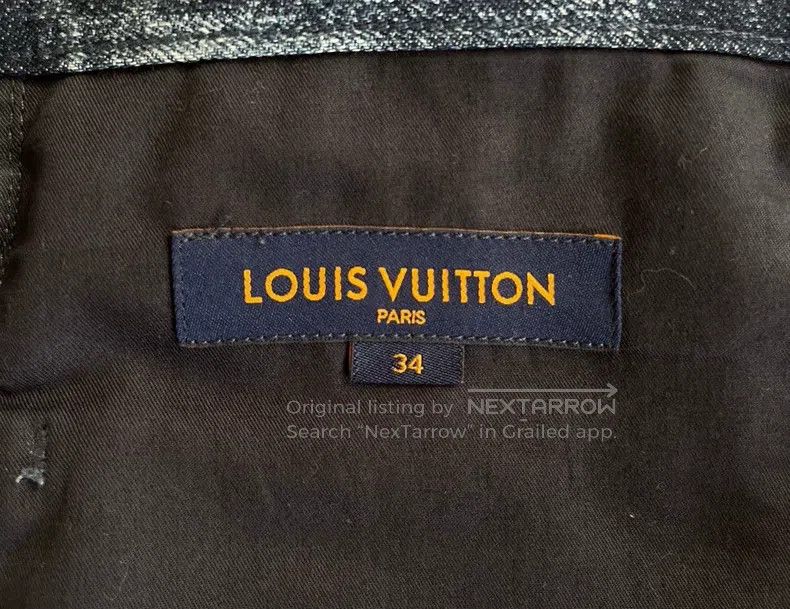 Louis Vuitton Louis Vuitton Blue checkered jeans Size US 34 / EU 50 - 5 Thumbnail