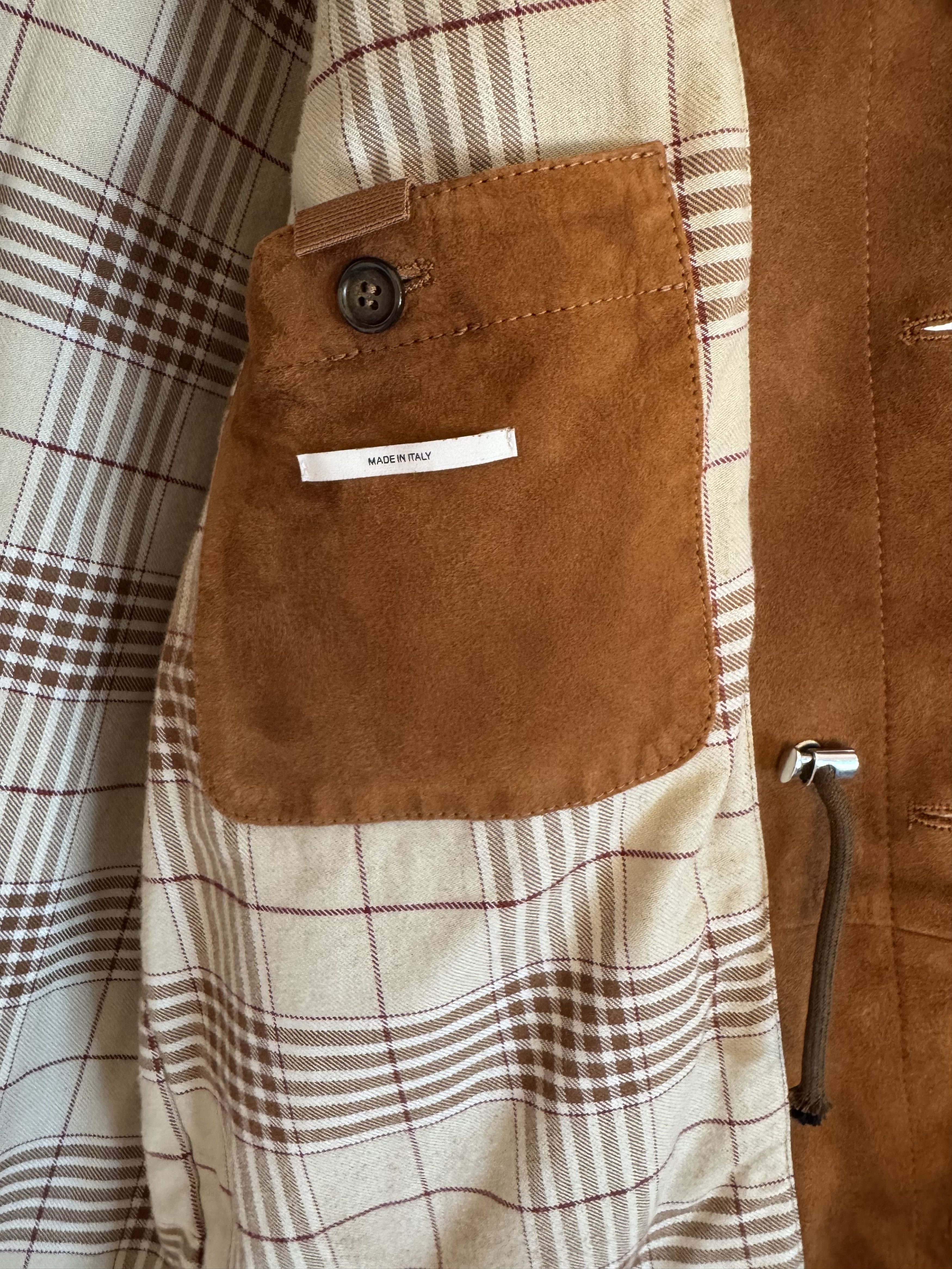 Kingsman Kingsman Slim-Fit Brown Suede Field Jacket Size 48 Mr Porter Size US M / EU 48-50 / 2 - 3 Thumbnail