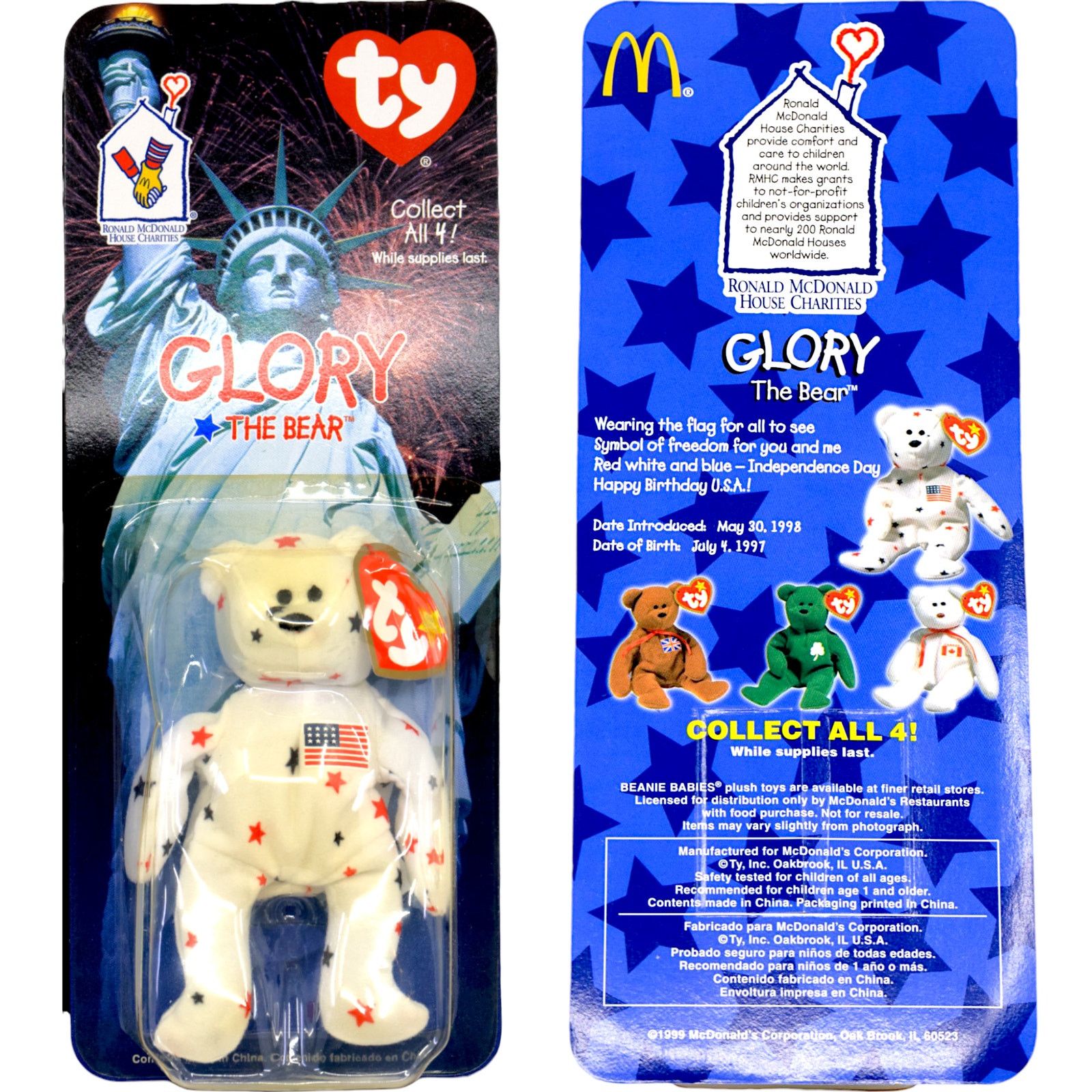 Other Teenie Beanie Babies 1999 Country Bears x McDonald's - All 4 Size ONE SIZE - 6 Thumbnail