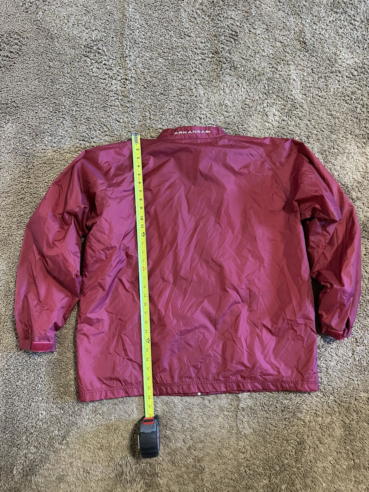 NCAA Vintage NCAA Arkansas Razorbacks windbreaker 00s size XL Size US XL / EU 56 / 4 - 8 Thumbnail