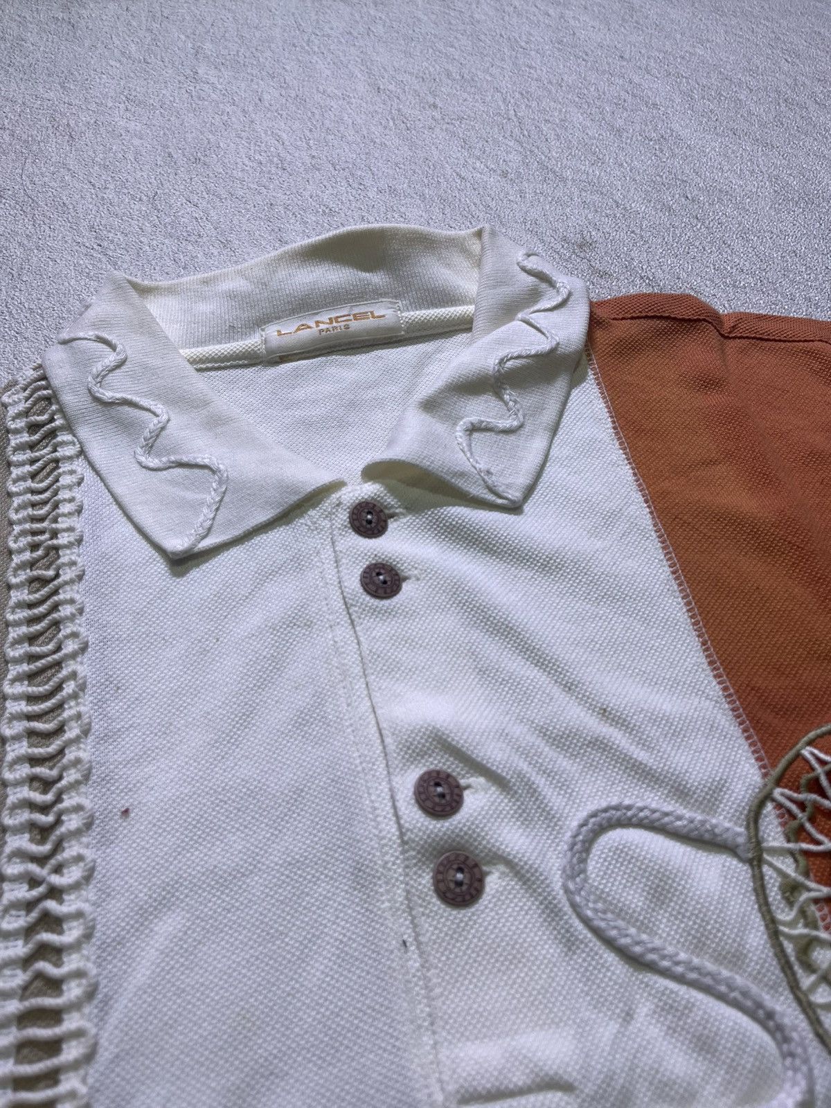 Japanese Brand Y2K LANCEL short sleeve tshirt 3 color motif Size US XL / EU 56 / 4 - 5 Thumbnail