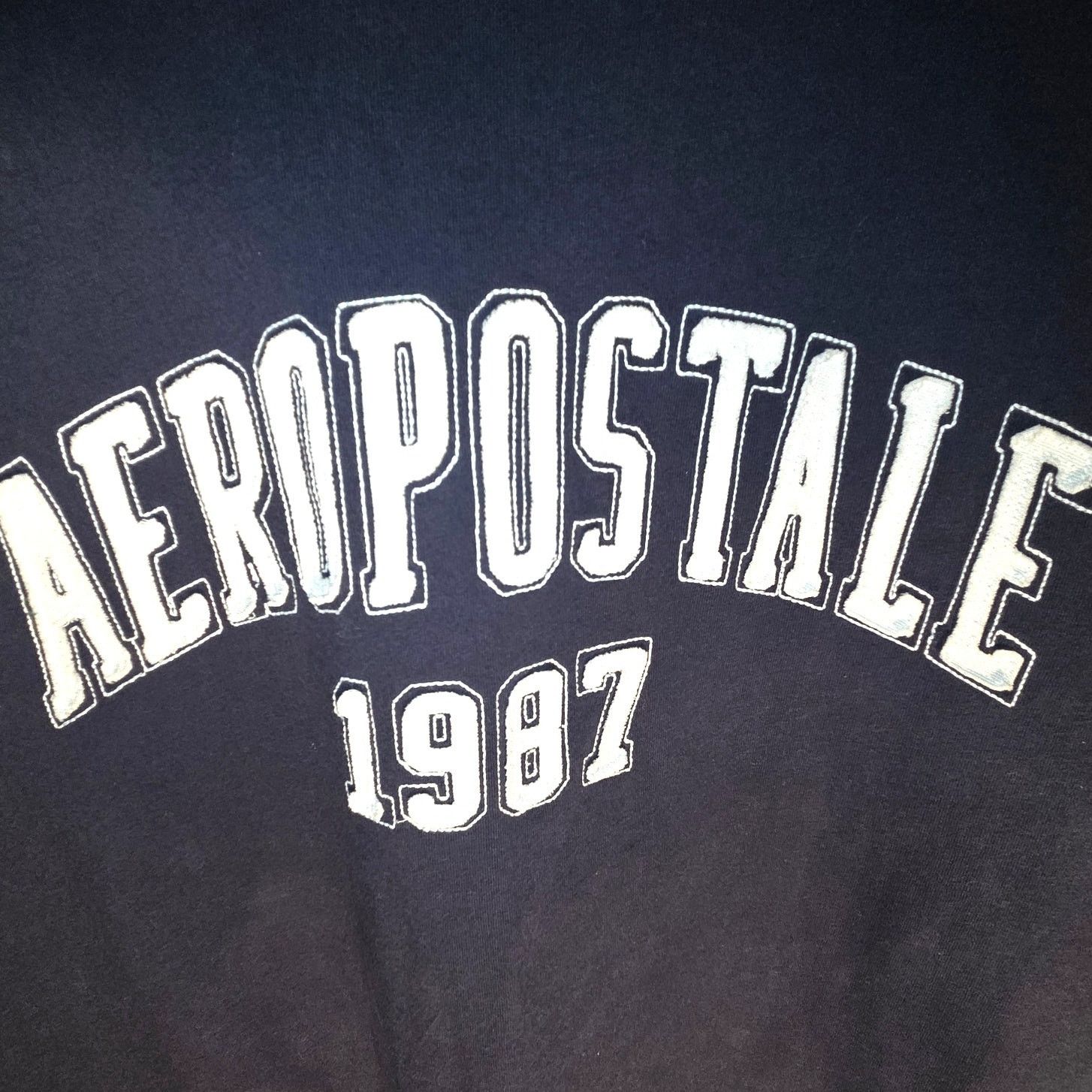 Aeropostale Aeropostale Navy Blue T-Shirt - Size XL - Great Condition! Size US XL / EU 56 / 4 - 4 Thumbnail
