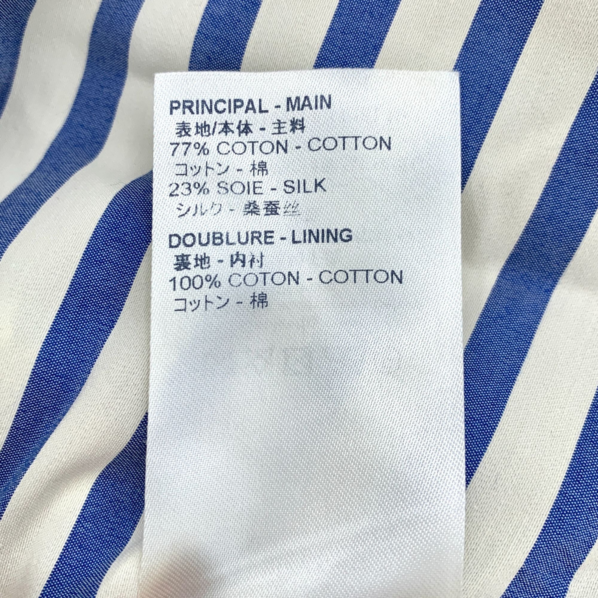 Louis Vuitton Louis Vuitton Striped Sleeveless Side Button Shirt Size 34 X Size XXS / US 00 / IT 34 - 3 Thumbnail