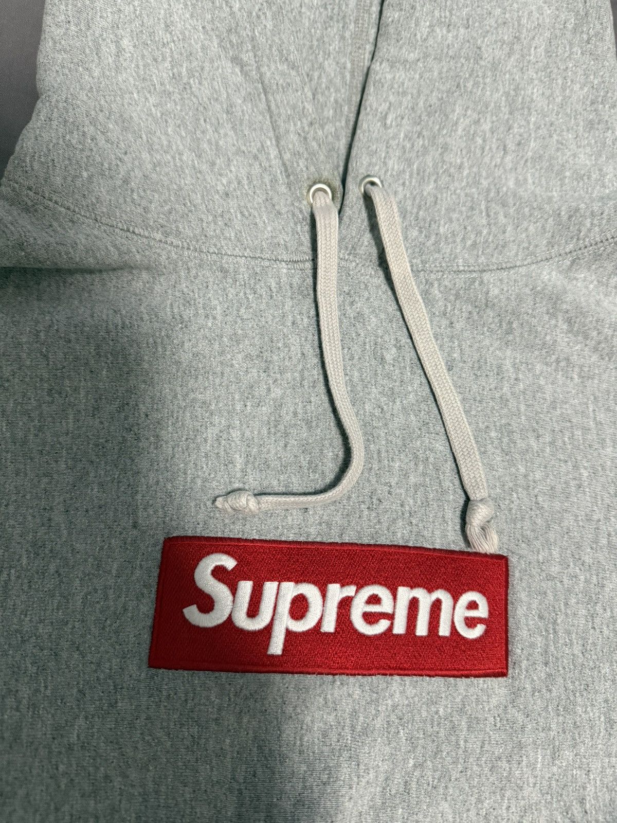 Supreme Supreme fw12 red on grey box logo hoodie hooded sweatershirt Size US L / EU 52-54 / 3 - 3 Thumbnail