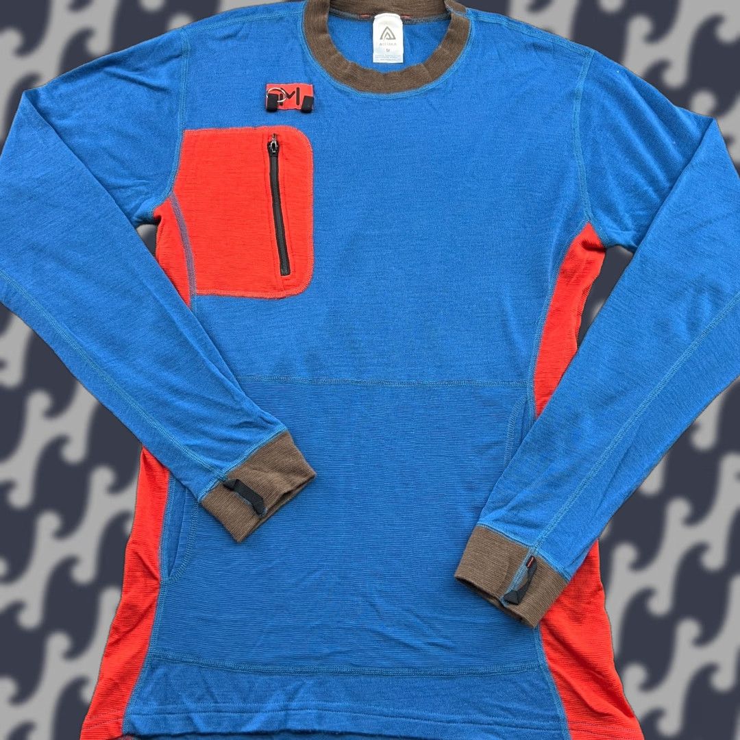 MONSE Aclima WarmWool 200g Lars Monse Mens Base Layer Shirt Medium 100% Merino Wool Size US M / EU 48-50 / 2 - 1 Thumbnail