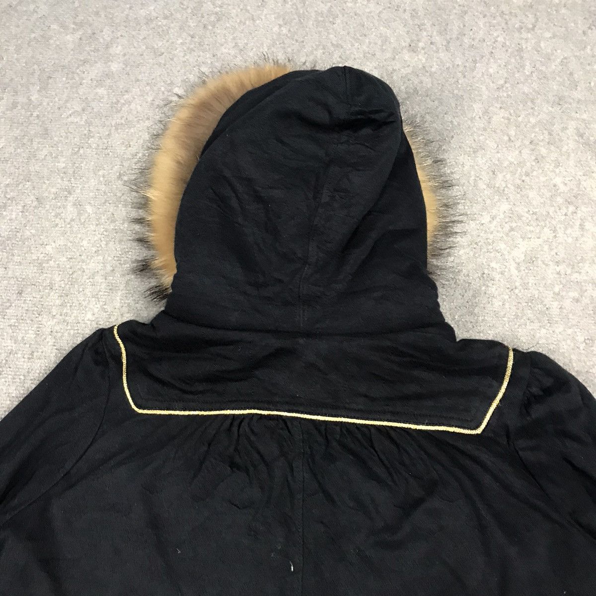 If Six Was Nine × Marc by Marc Jacobs MARC BY MARC JACOBS BLACK FUR HOODIES JACKET Size S / US 4 / IT 40 - 6 Thumbnail