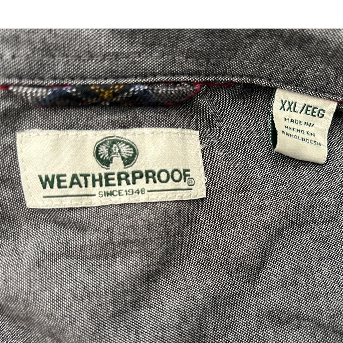 Weatherproof Weatherproof Mens XXL Red Plaid Flannel Shirt Long Sleeve Size US XXL / EU 58 / 5 - 3 Thumbnail