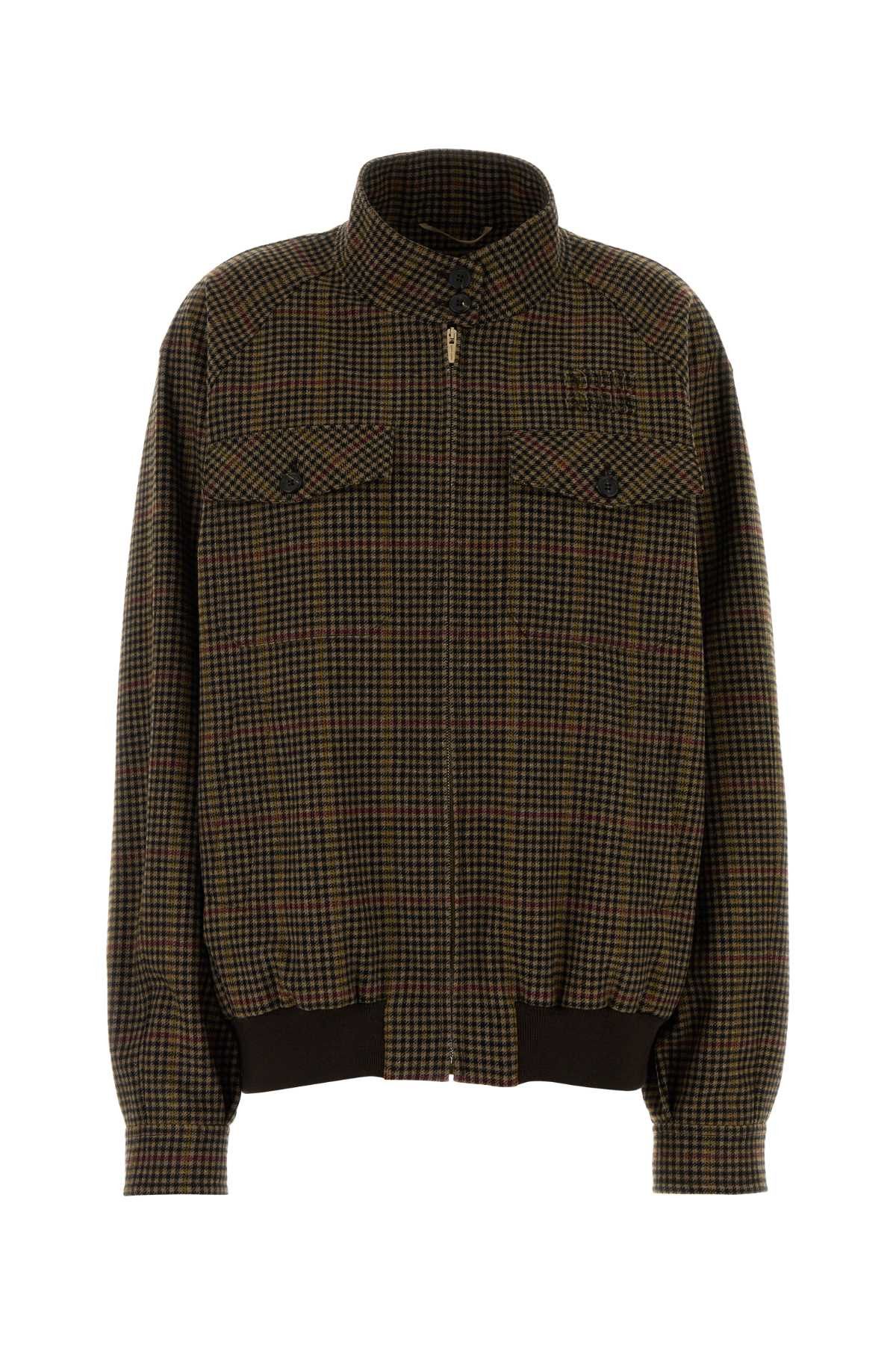 Miu Miu Embroidered Wool Jacket Size M / US 6-8 / IT 42-44 - 1 Thumbnail