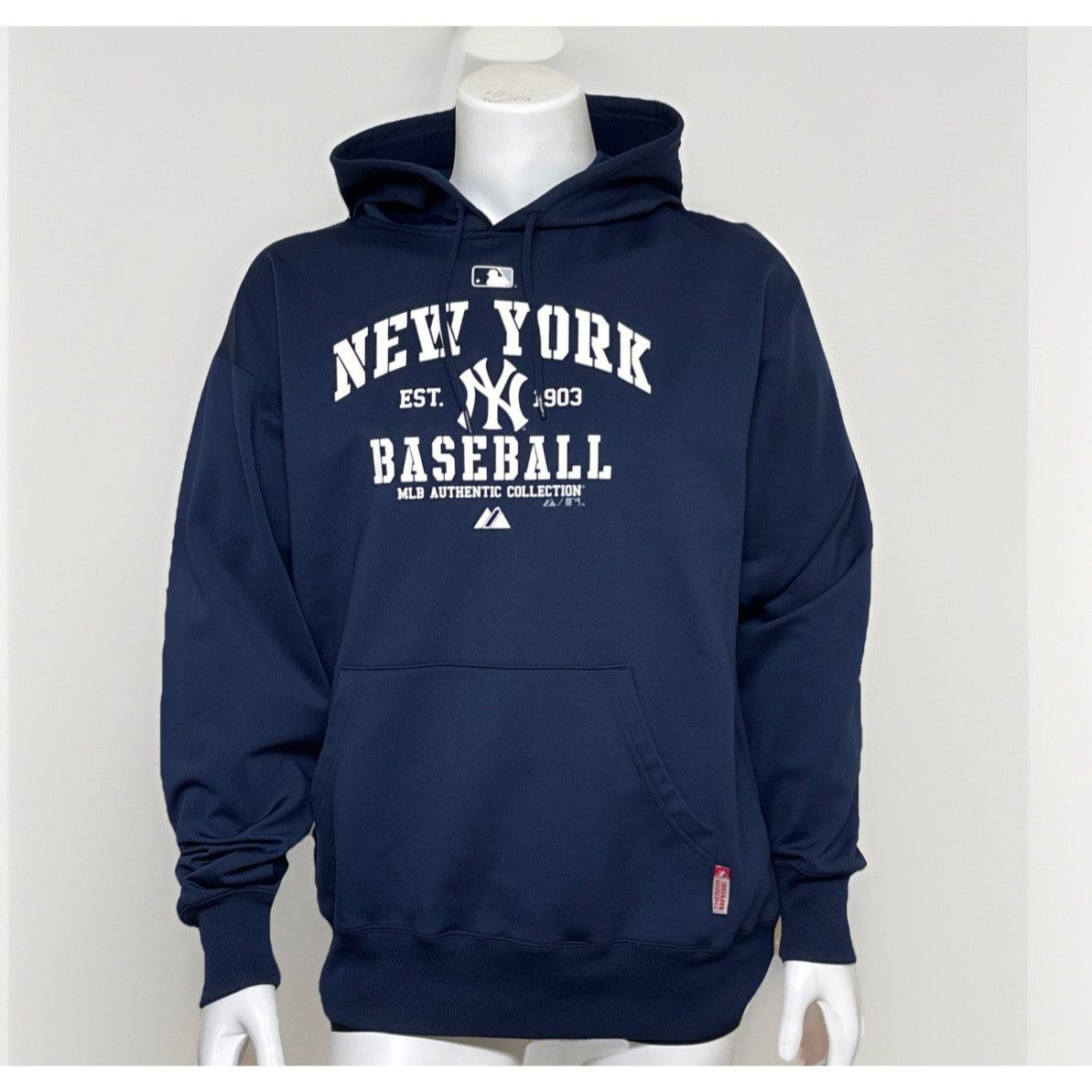 Majestic New York Yankees Hoodie Mens L MLB Baseball Pullover Sweatsh Size US L / EU 52-54 / 3 - 1 Thumbnail