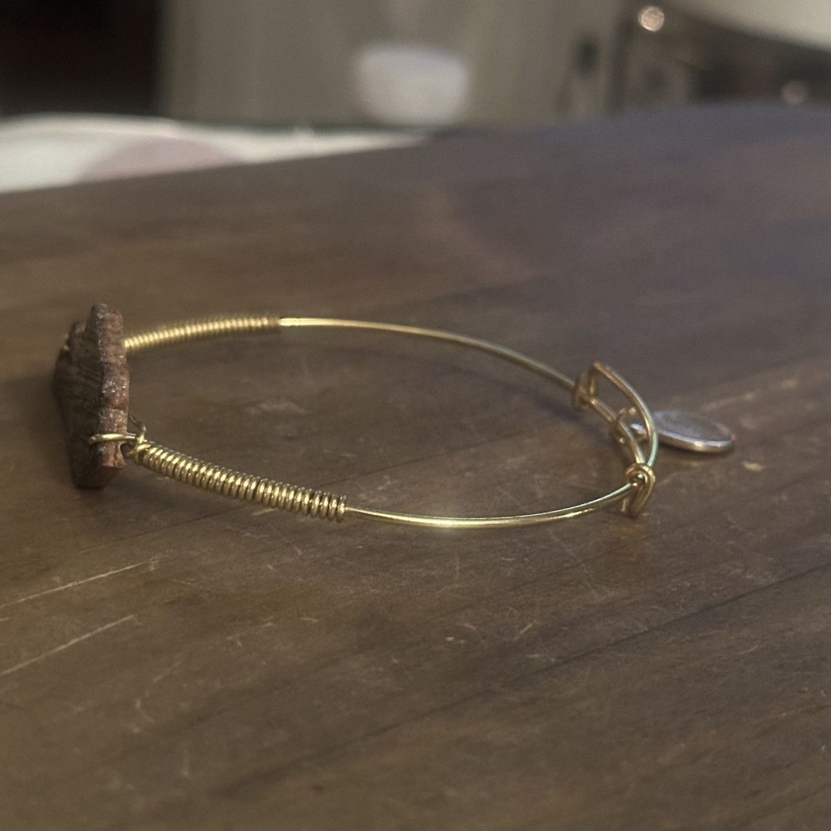 Other Kansas cut out state gold tone adjustable bangle bracelet Size ONE SIZE - 7 Thumbnail
