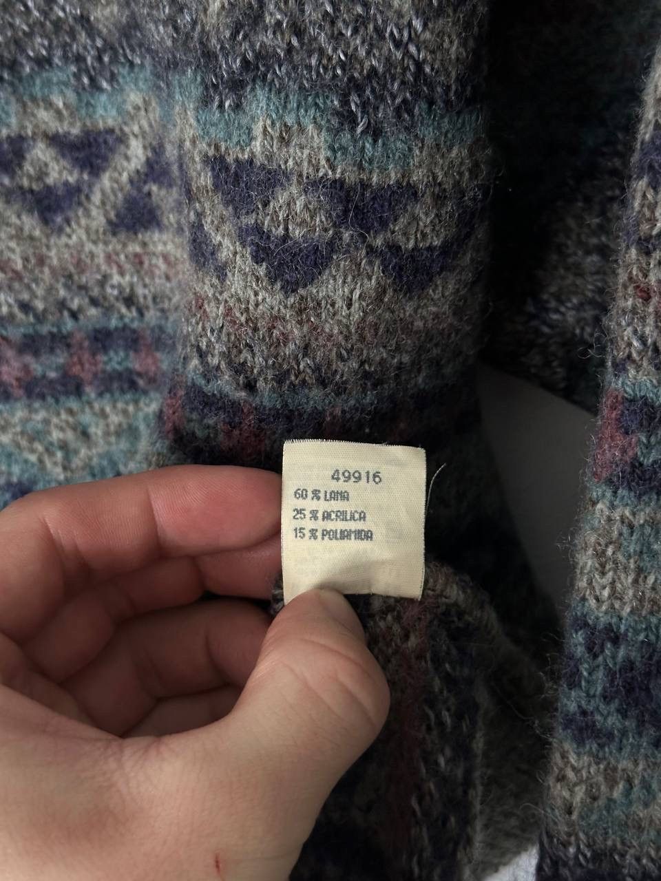 Pierre Balmain Pierre Balmain Paris Wool Blend Knit Sweater Patterned 90s Size US S / EU 44-46 / 1 - 8 Thumbnail