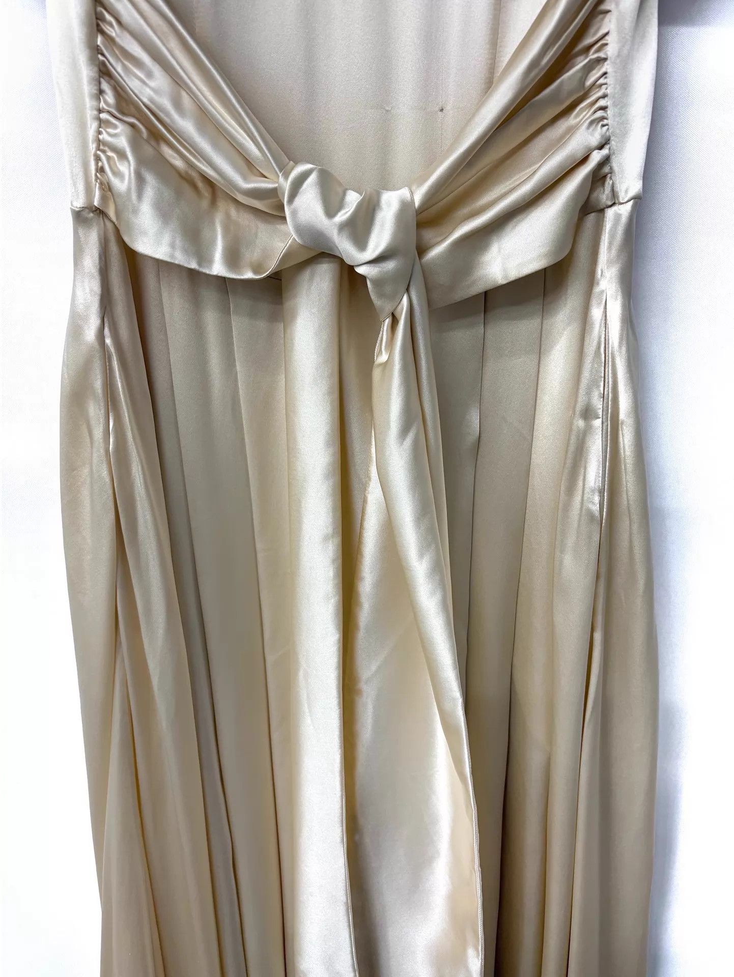 Simone Rocha Simon Rocha AW20 Runway Cream Silk Dress UK6 Size XS / US 0-2 / IT 36-38 - 5 Thumbnail