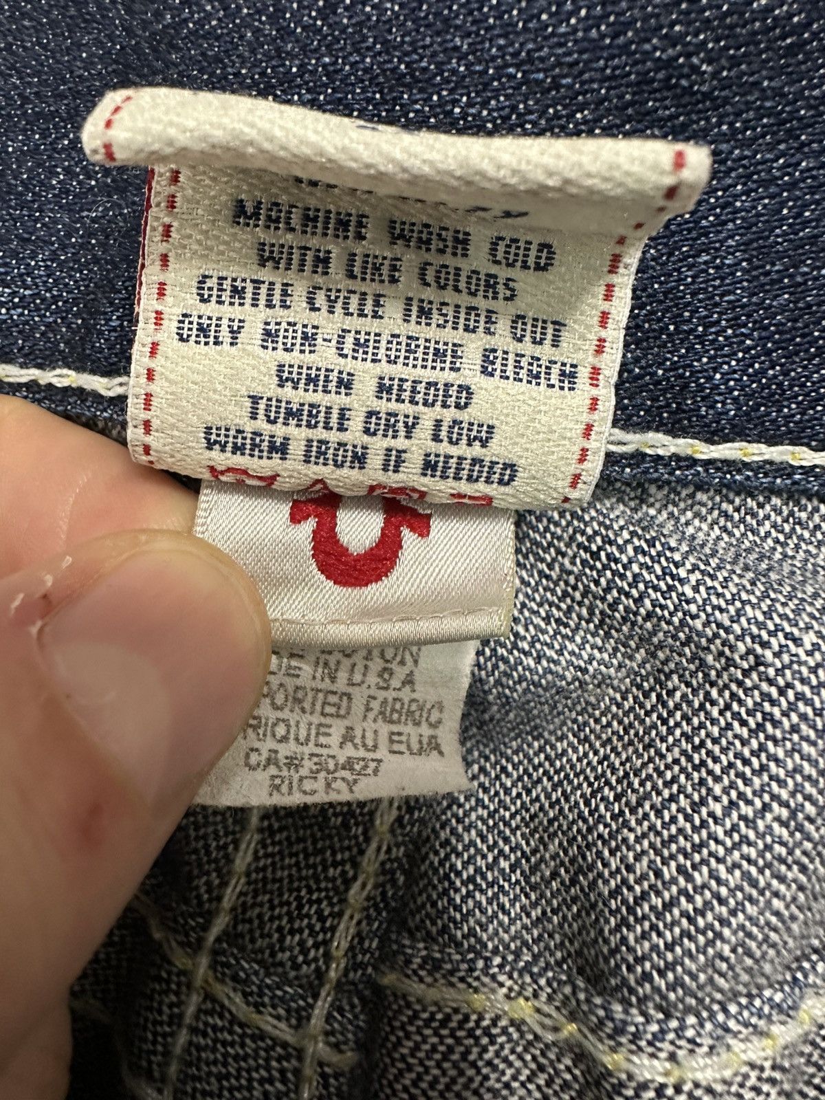 True Religion True Religion Ricky 2010's vintage halloween baggy jeans Size US 32 / EU 48 - 12 Thumbnail