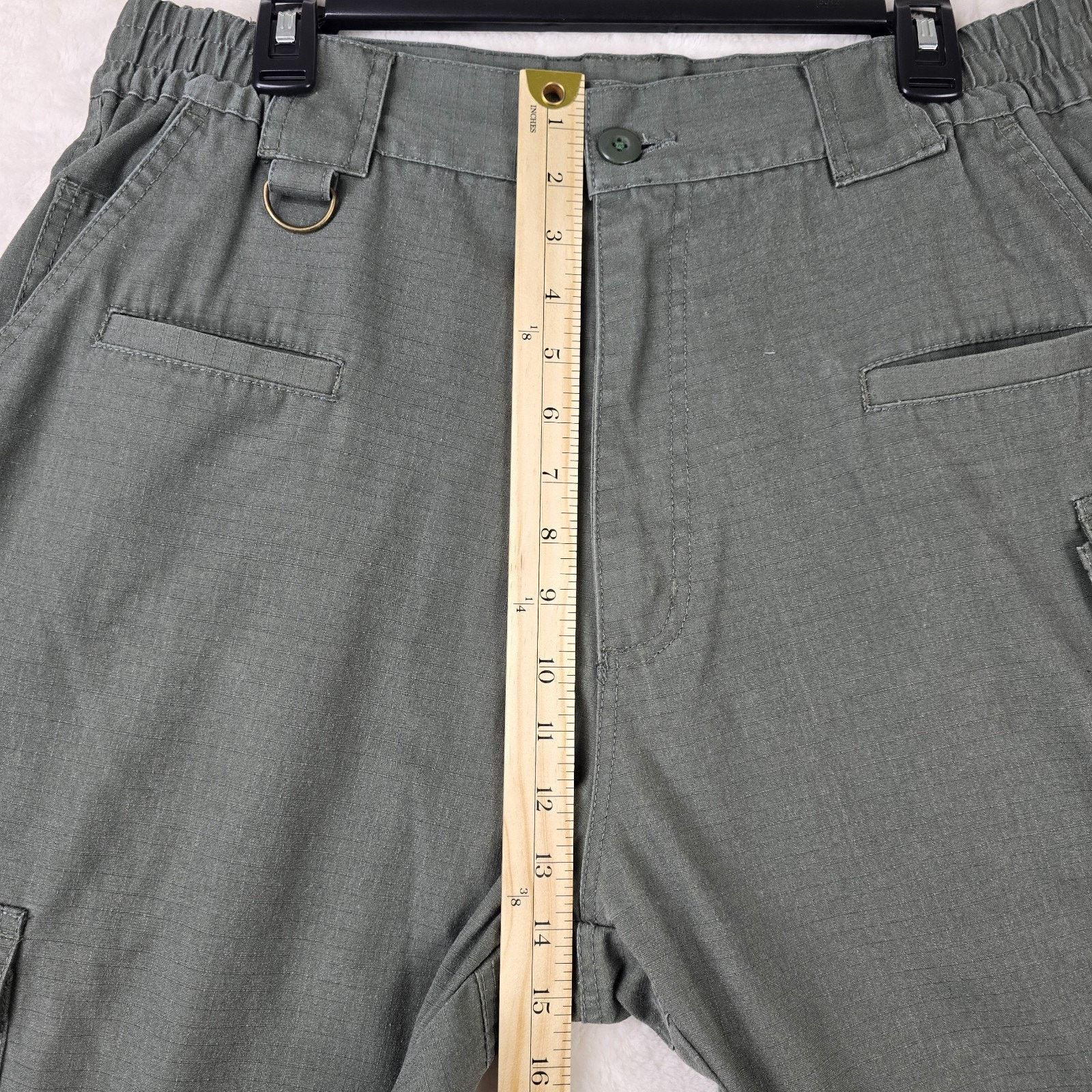 Other Vintage First Class Green Cargo Ripstop Pants Mens 38 34x31 Size US 38 / EU 54 - 10 Thumbnail