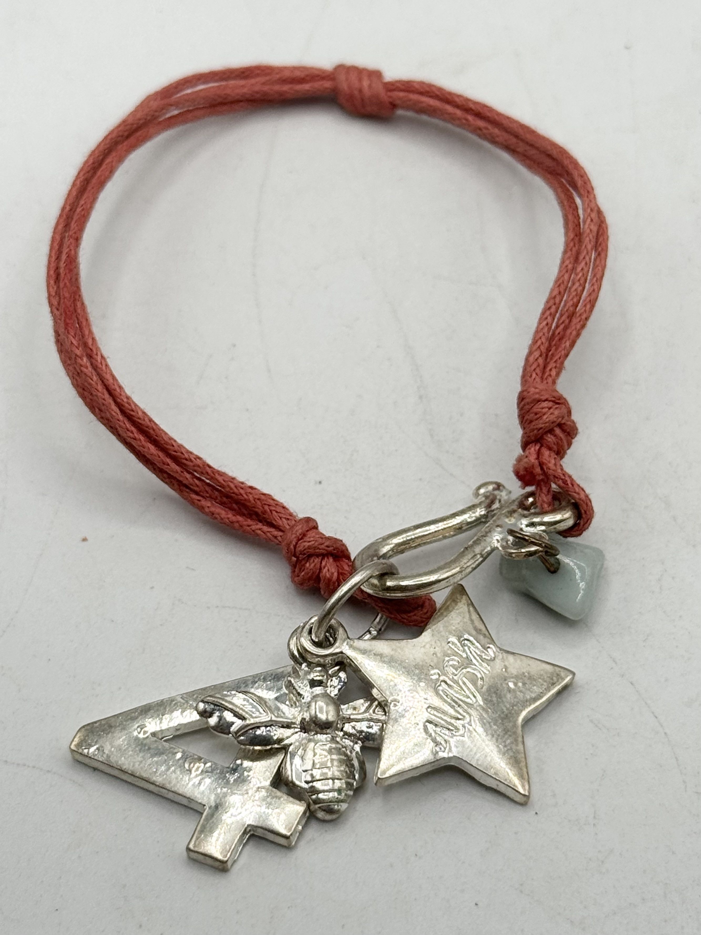 Vintage Vintage red thread charm bracelet Size ONE SIZE - 3 Thumbnail