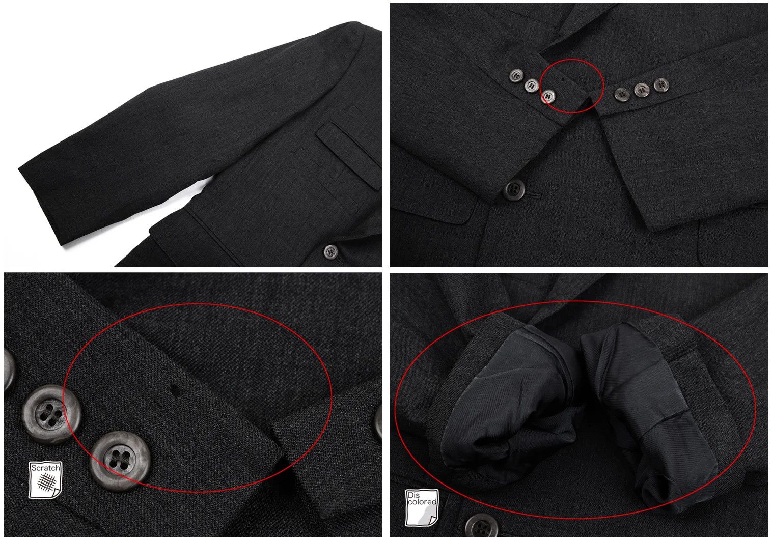 Jean Paul Gaultier Wool Pocket Design Peak Lapel Jacket Charcoal 48 Size US M / EU 48-50 / 2 - 7 Thumbnail