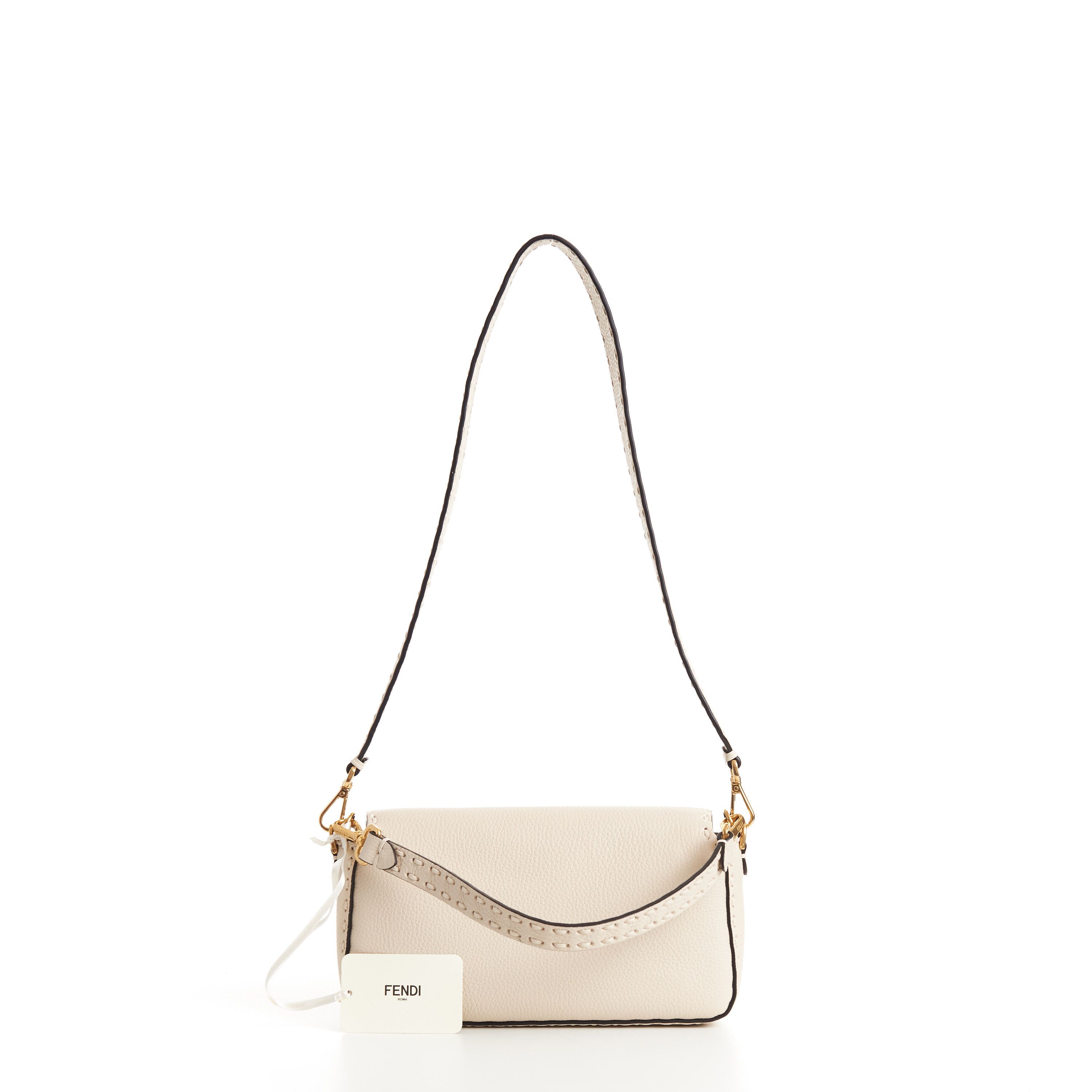 Fendi Baguette - Camellia Selleria Bag With Oversize Topstitching Size ONE SIZE - 7 Thumbnail