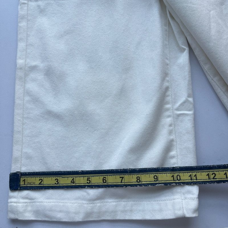 Designer Women's OAT Denim White Tie Waist Skirt Size 24 XS Size 25" / US 0 / IT 36 - 5 Thumbnail