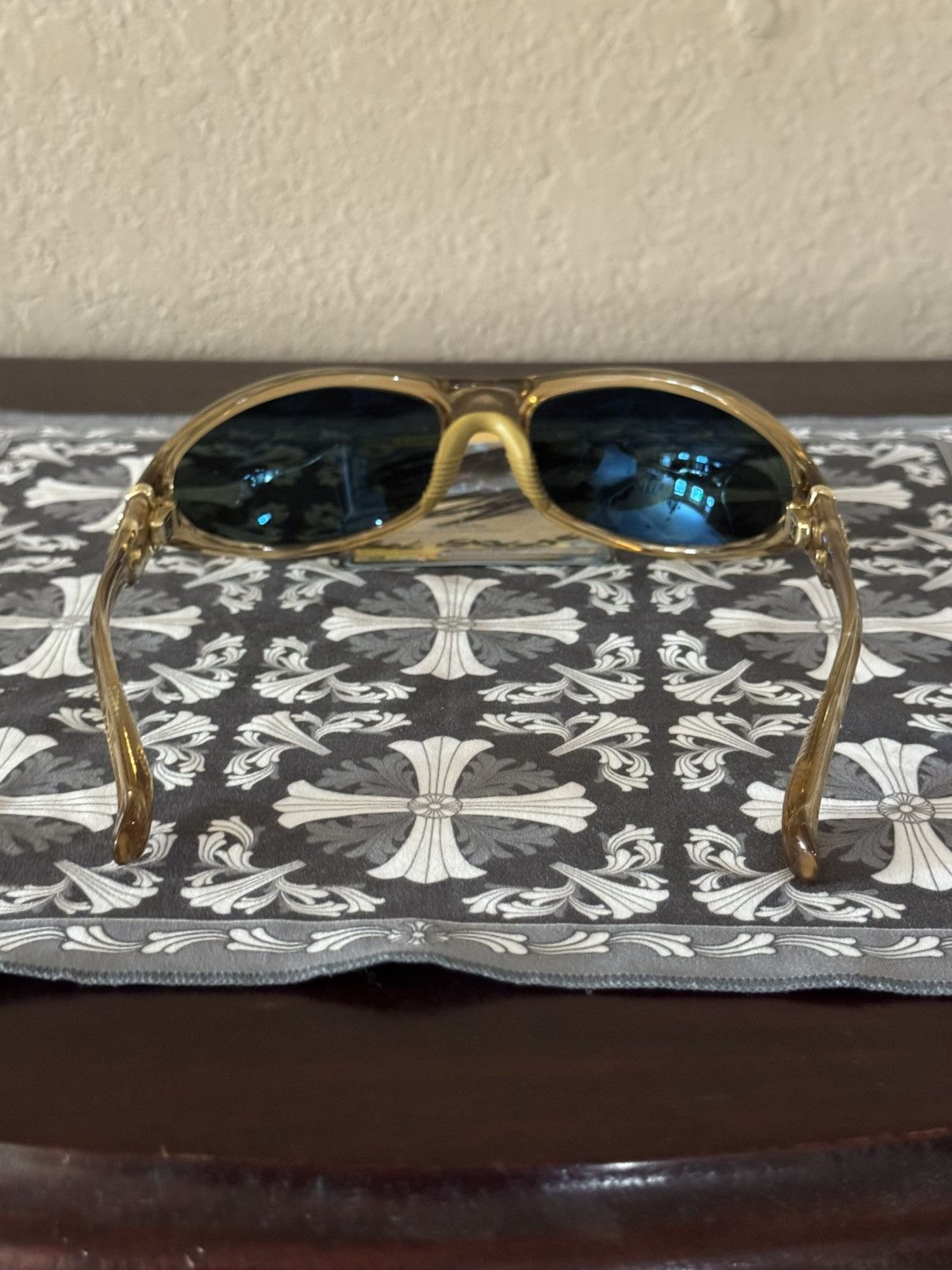Chrome Hearts Chrome Hearts Brown & Gold Spreader Sunglasses Size ONE SIZE - 4 Thumbnail