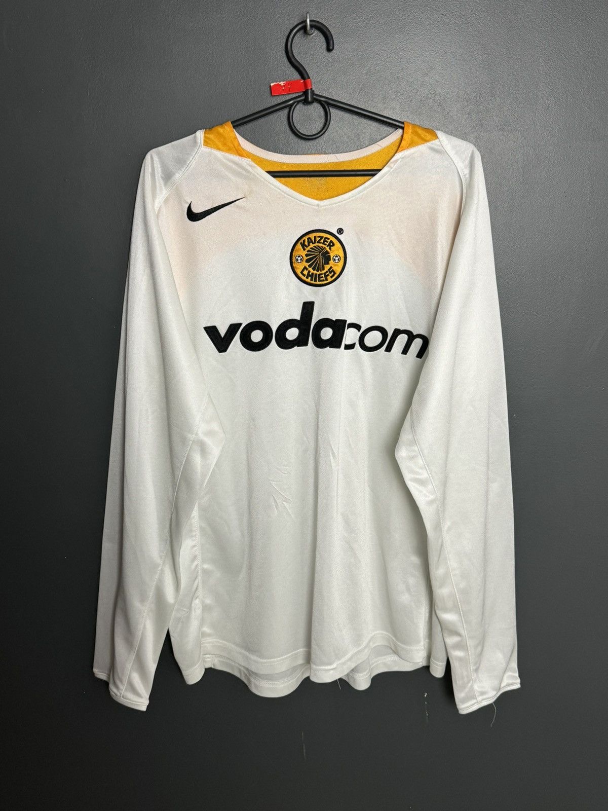 Nike Kaizer Chiefs 04/05 Away Football Soccer Jersey T-Shirt Size US L / EU 52-54 / 3 - 1 Thumbnail