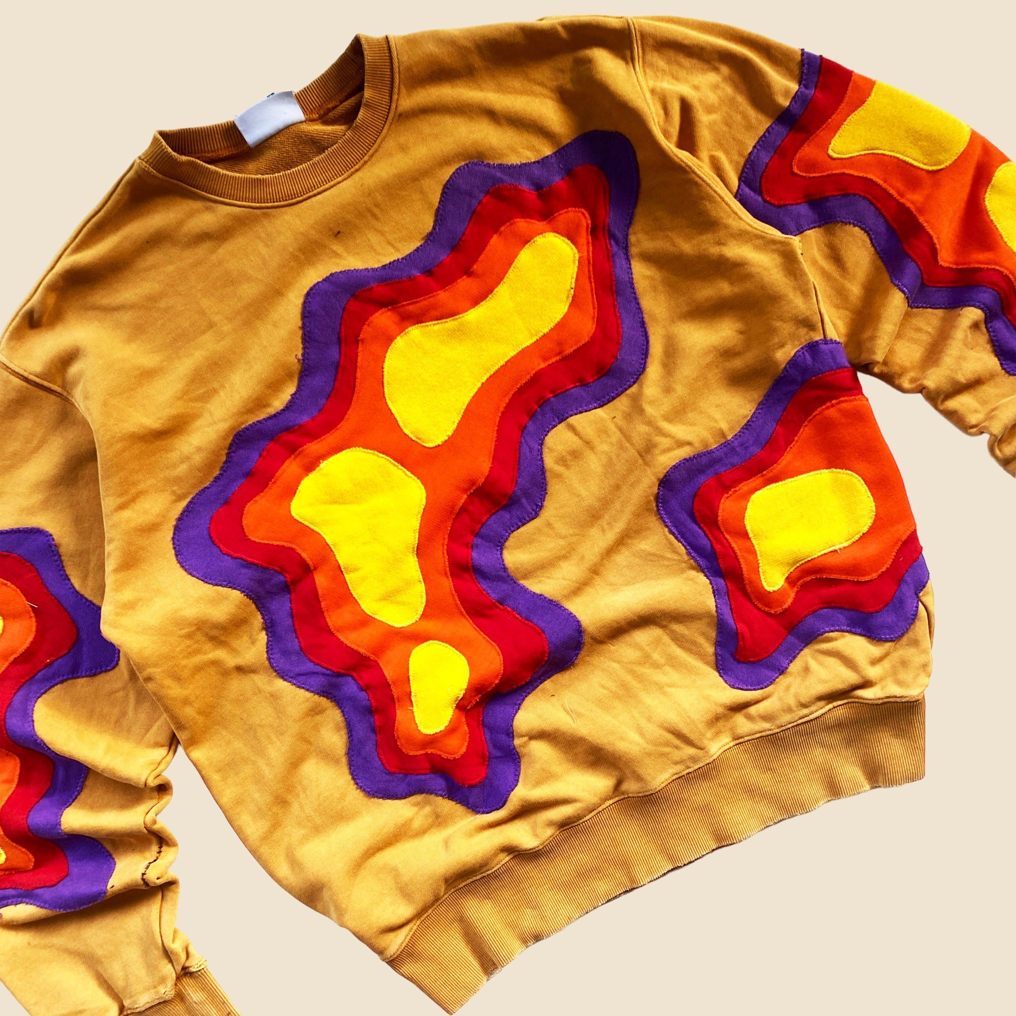 Handmade × Japanese Brand 1 OF 1 REWORKED SUPER THERMAL SWEATSHIRT SIZE XL Size US XL / EU 56 / 4 - 3 Thumbnail