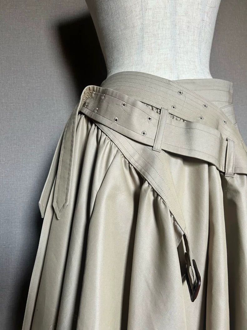 Comme des Garcons Comme Des Garcons size S Beige retro design sense overskir Size 23" - 4 Thumbnail