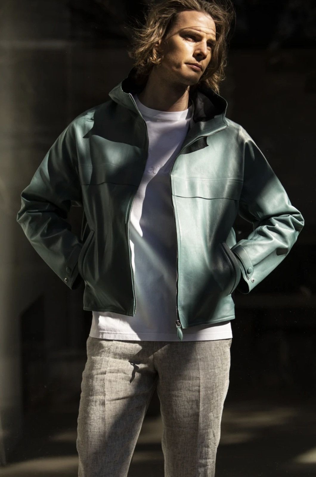 Berluti turquoise hooded jacket size 46 Size US S / EU 44-46 / 1 - 2 Thumbnail