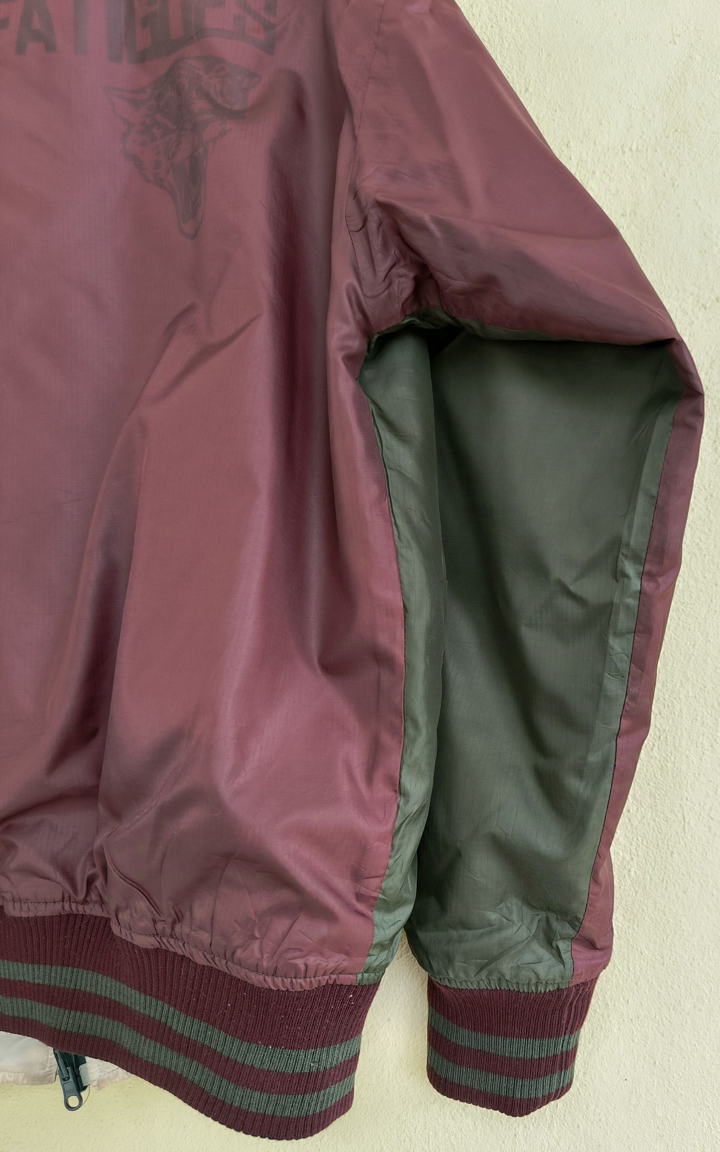 Japanese Brand ROCSTAR by REAL MAD HECTIC reversible nylon bomber jacket Size US L / EU 52-54 / 3 - 7 Thumbnail