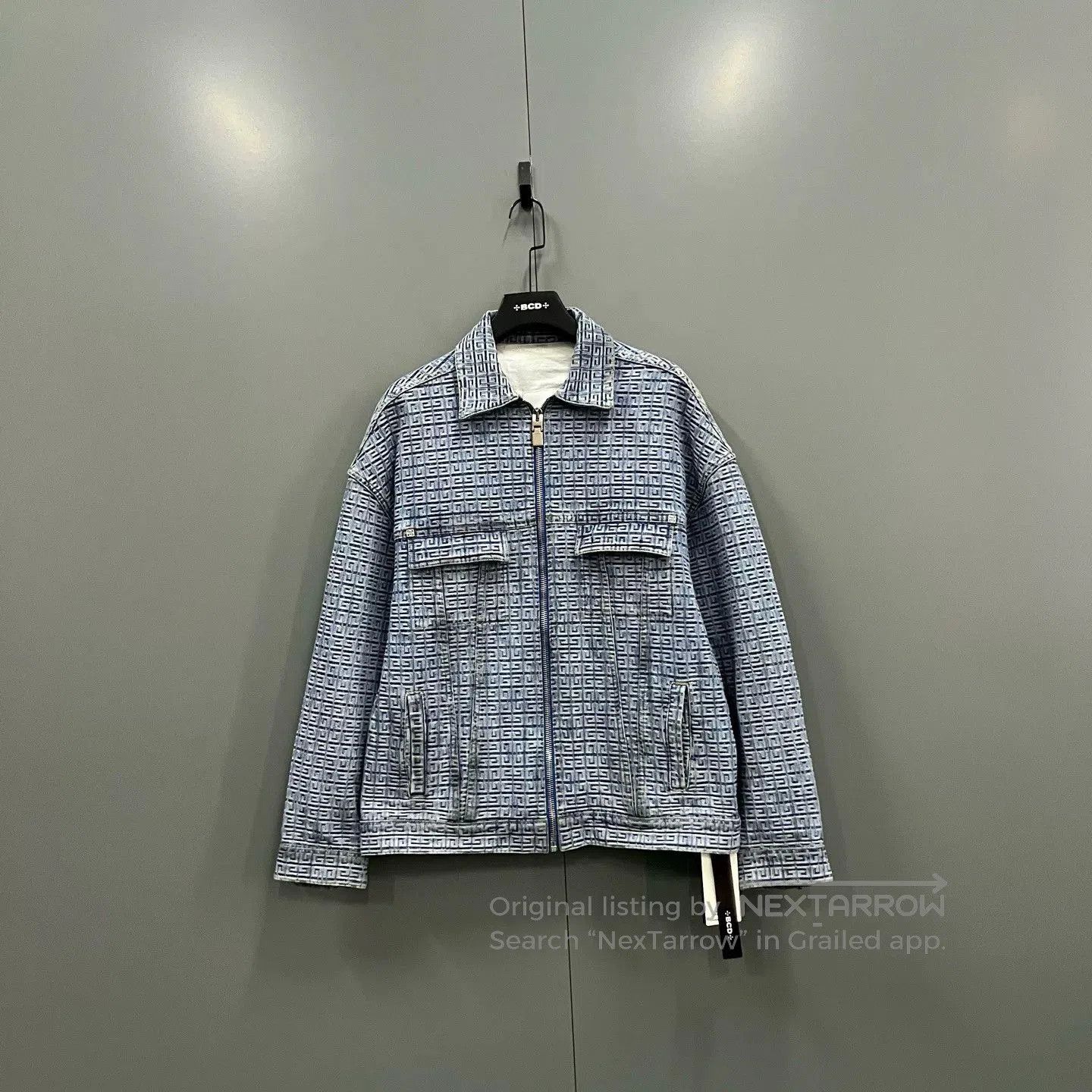 Givenchy Givenchy Blue Logo Denim Jacket Size M. Size US M / EU 48-50 / 2 - 1 Thumbnail