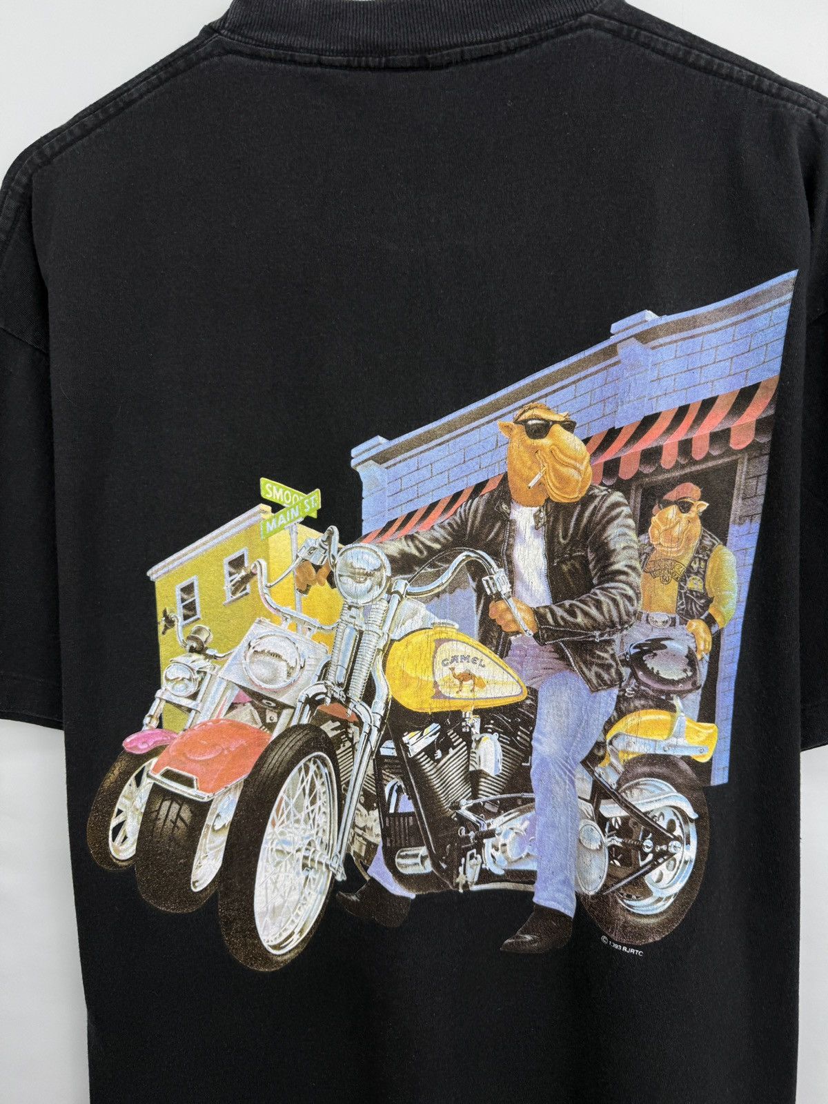 Camel 🇺🇸 Vintage 90s Camel Motorcycle Bike T-Shirt Rare Retro Y2K Size US XL / EU 56 / 4 - 10 Thumbnail
