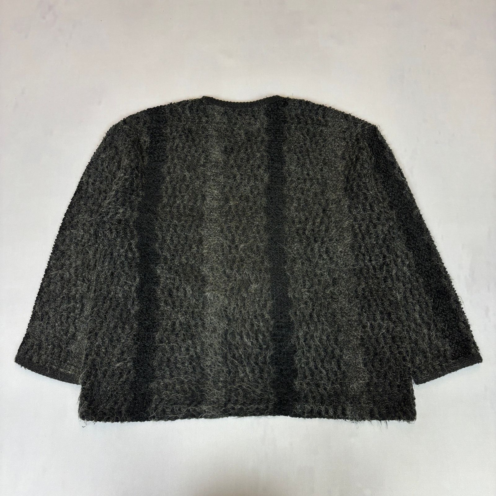 Vintage Vintage 90s GHQ Black Mohair Blend Stripe Men's M Size US M / EU 48-50 / 2 - 3 Thumbnail
