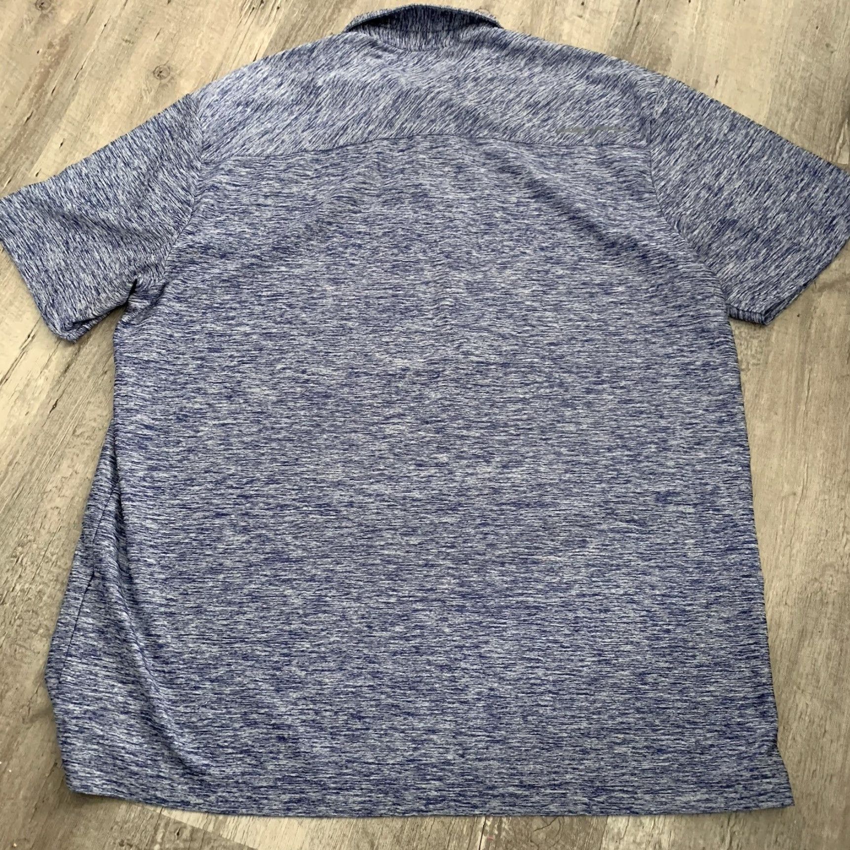 Under Armour Under Armour Polo Shirt Mens XL Purple Heather Blue Loose Heatgear Performance Size US XL / EU 56 / 4 - 5 Thumbnail