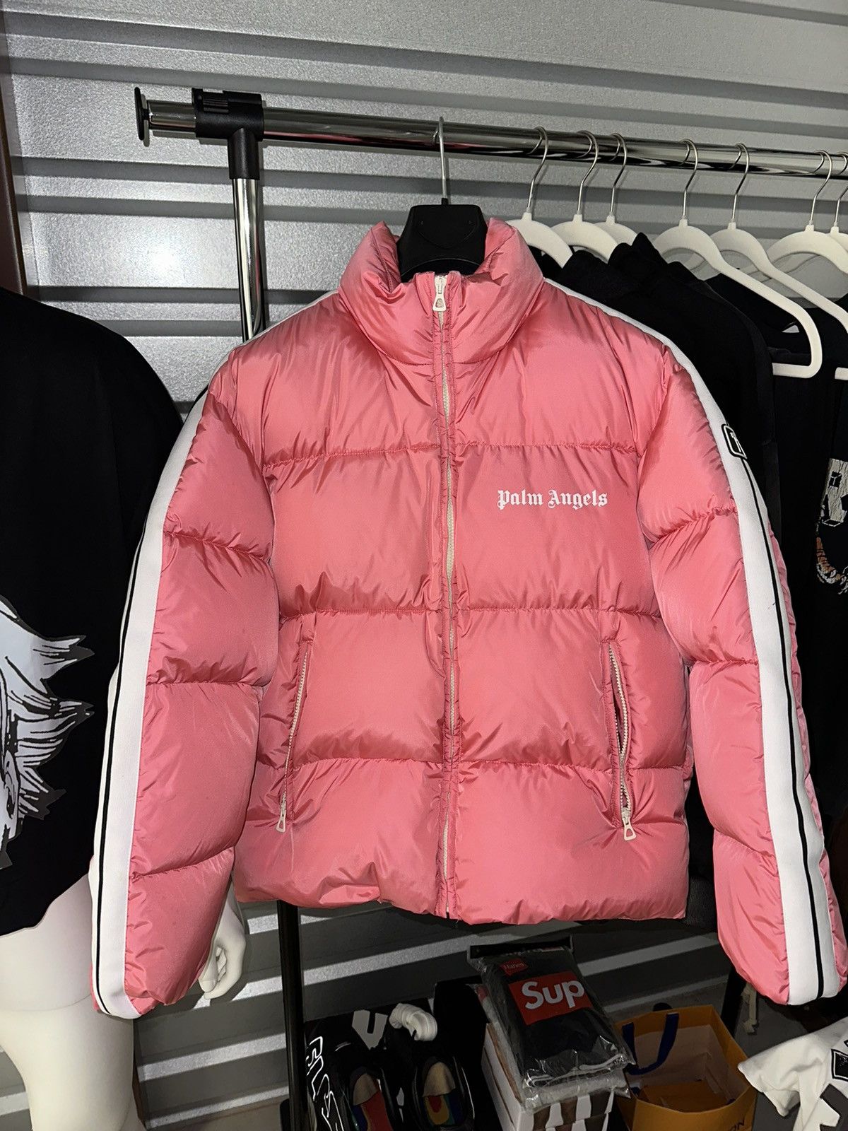 Palm Angels Palm Angels Pink Puffer Jacket Size US S / EU 44-46 / 1 - 2 Thumbnail