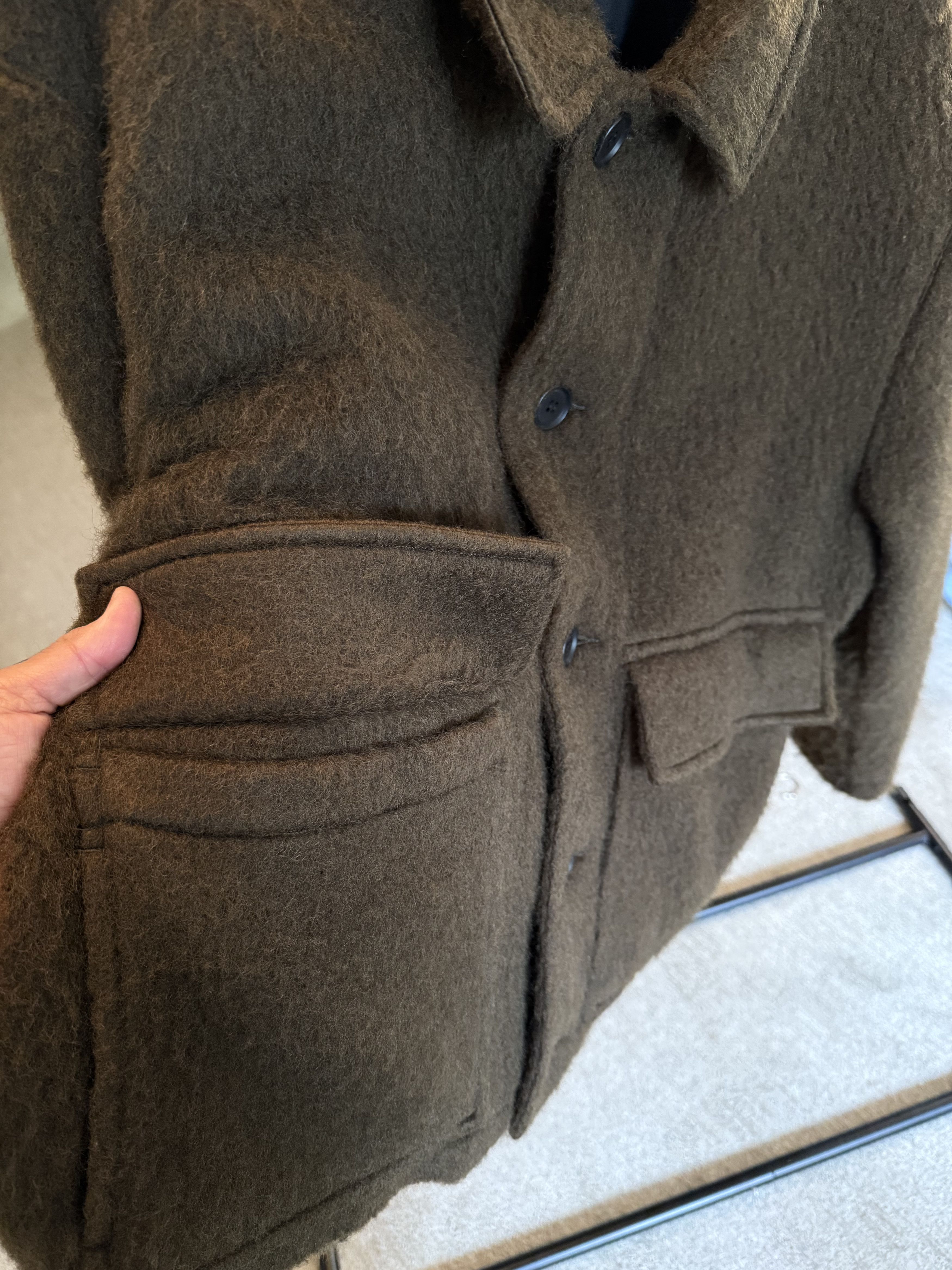 James Coward Replica Jacket - Olive Mohair Size US M / EU 48-50 / 2 - 4 Thumbnail