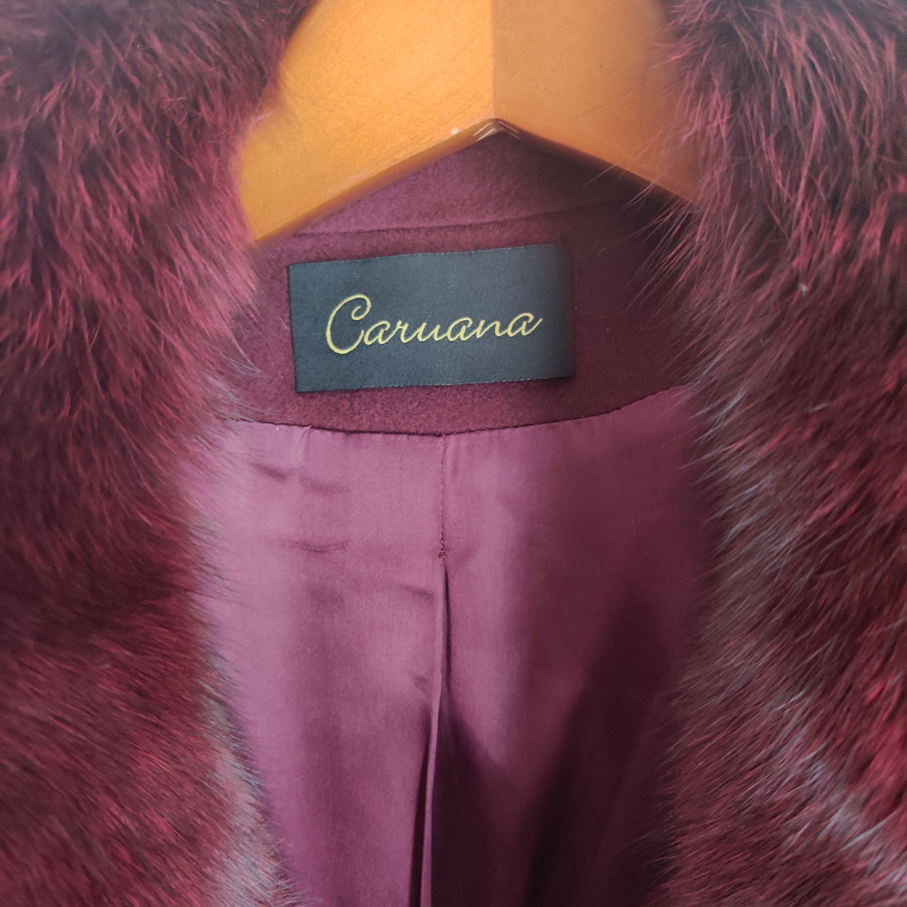 Loro Piana Loro Piana Caruana 100% Wool Coat w/ Saga Fox Fur Trim Size L / US 10 / IT 46 - 5 Thumbnail