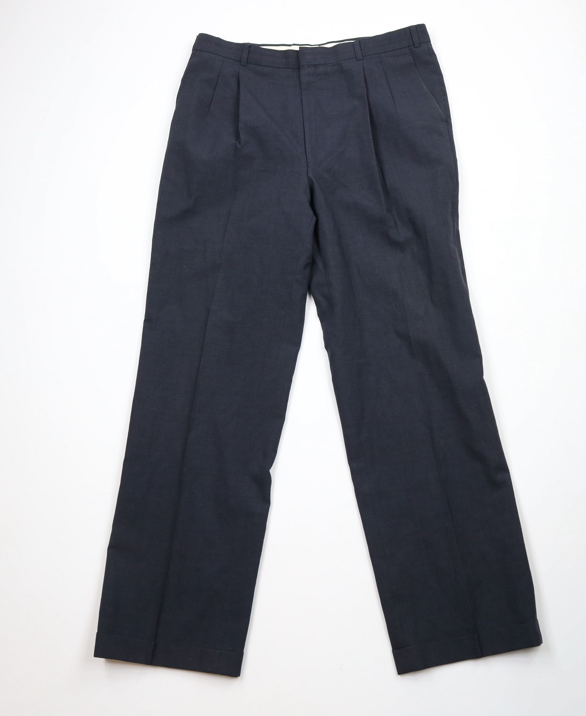 Vintage Vintage 90s Streetwear Wide Leg Chino Pants Houndstooth Size US 36 / EU 52 - 1 Thumbnail