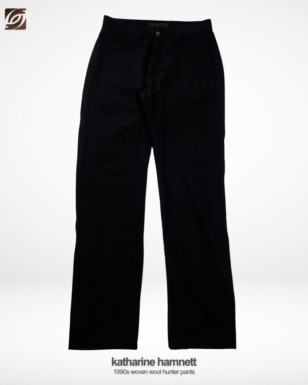 Katharine Hamnett London Katharine Hamnett 1990s Woven Wool Hunter Pants Size US 31 - 1 Thumbnail