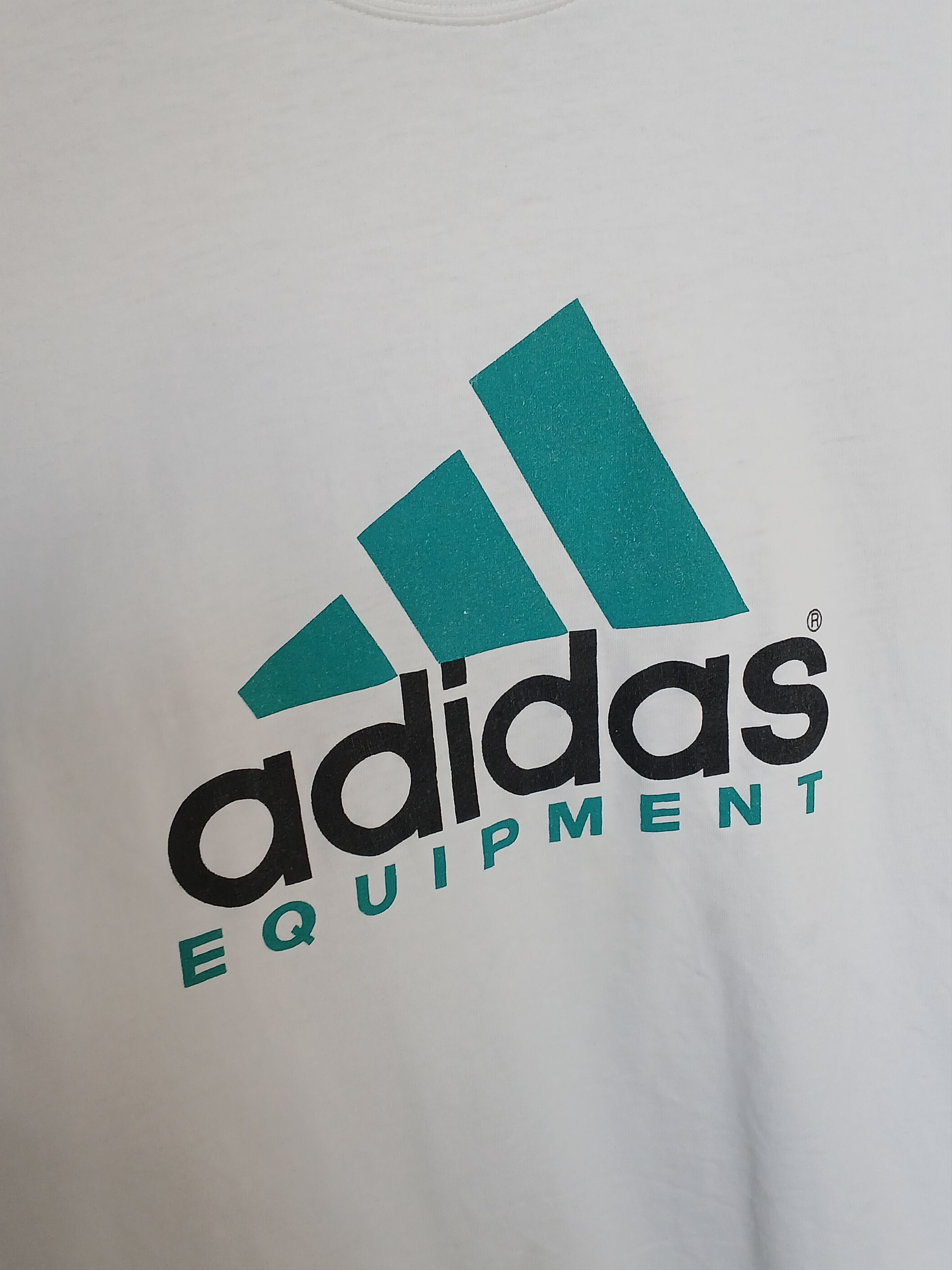 Adidas × Vintage Vintage Adidas Equipment T-Shirt Size US XL / EU 56 / 4 - 3 Thumbnail