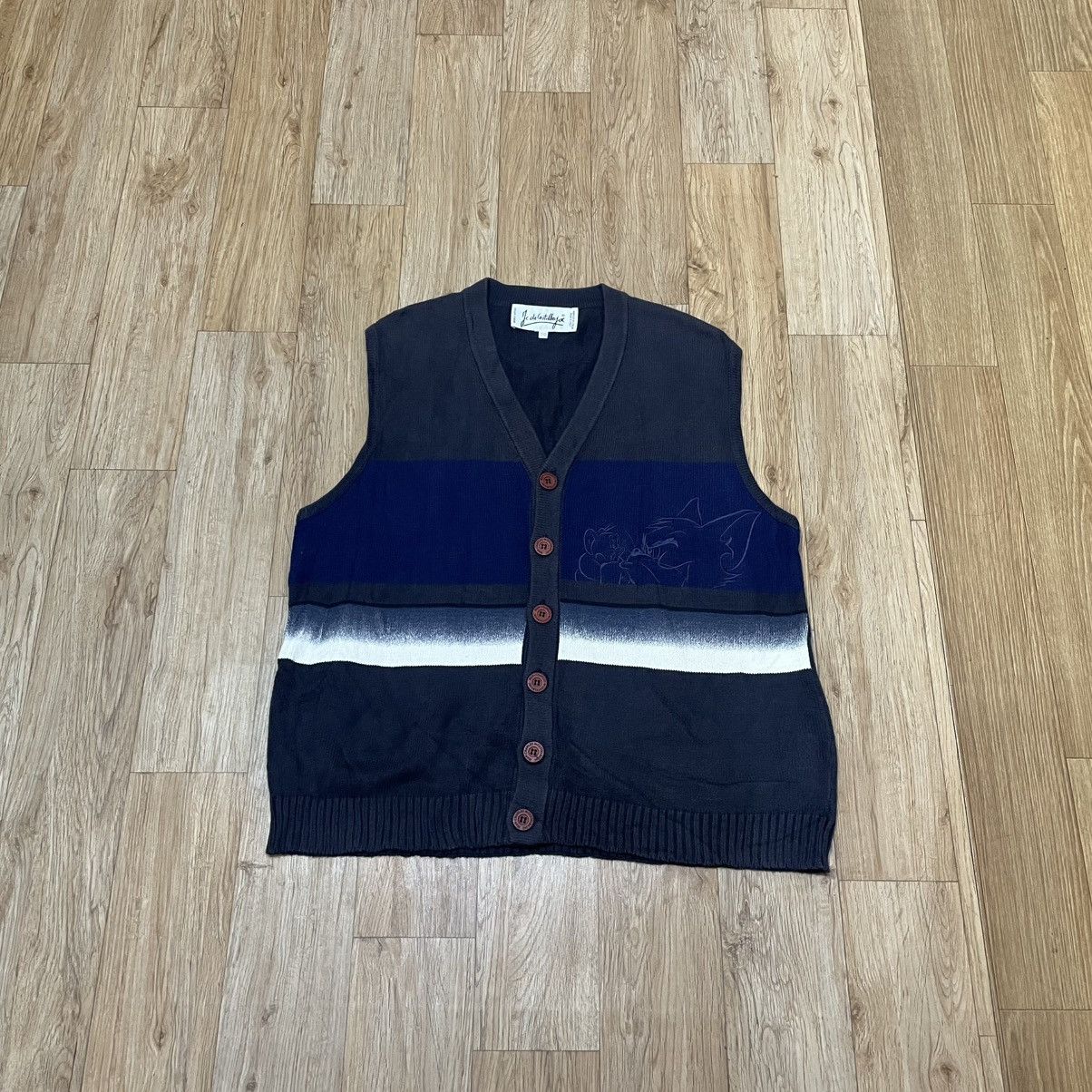 Jean Charles De Castelbajac JC De Castelbajac Knit Vest Tom n Jerry Embroidery Size US M / EU 48-50 / 2 - 1 Thumbnail
