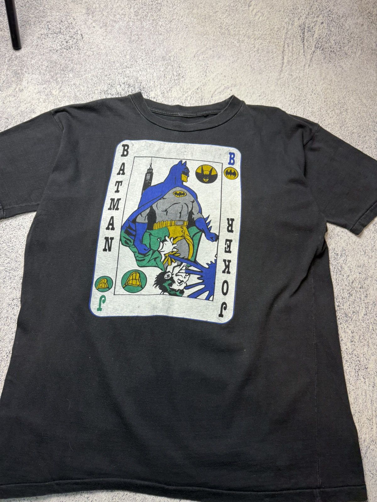 DC Comics Rare Vintage 1989 DC Batman Joker Single Stitch T Shirt Size US M / EU 48-50 / 2 - 2 Thumbnail