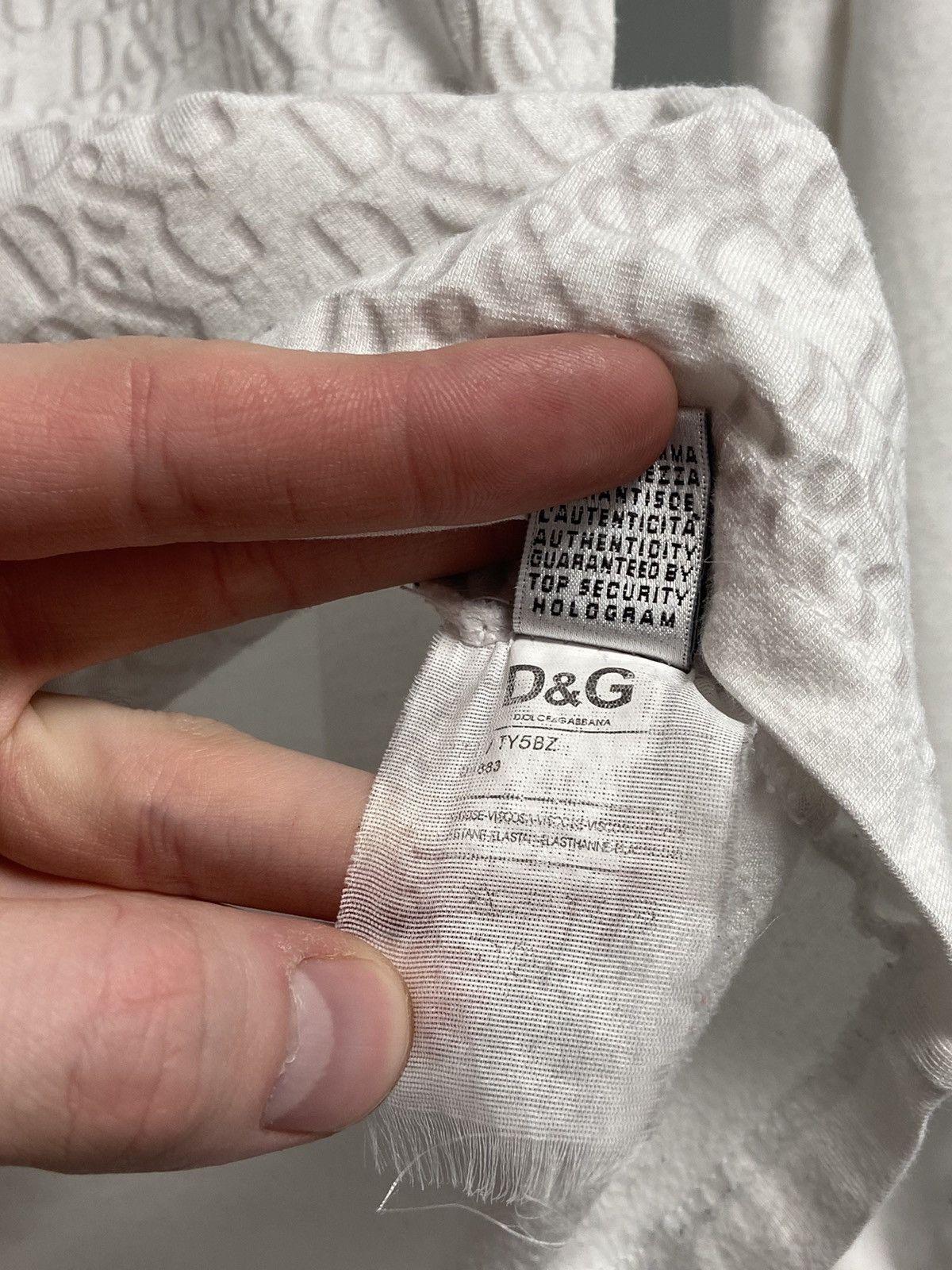 Dolce & Gabbana Dolce Gabbana Long Sleeve Monogram Size L / US 10 / IT 46 - 11 Thumbnail