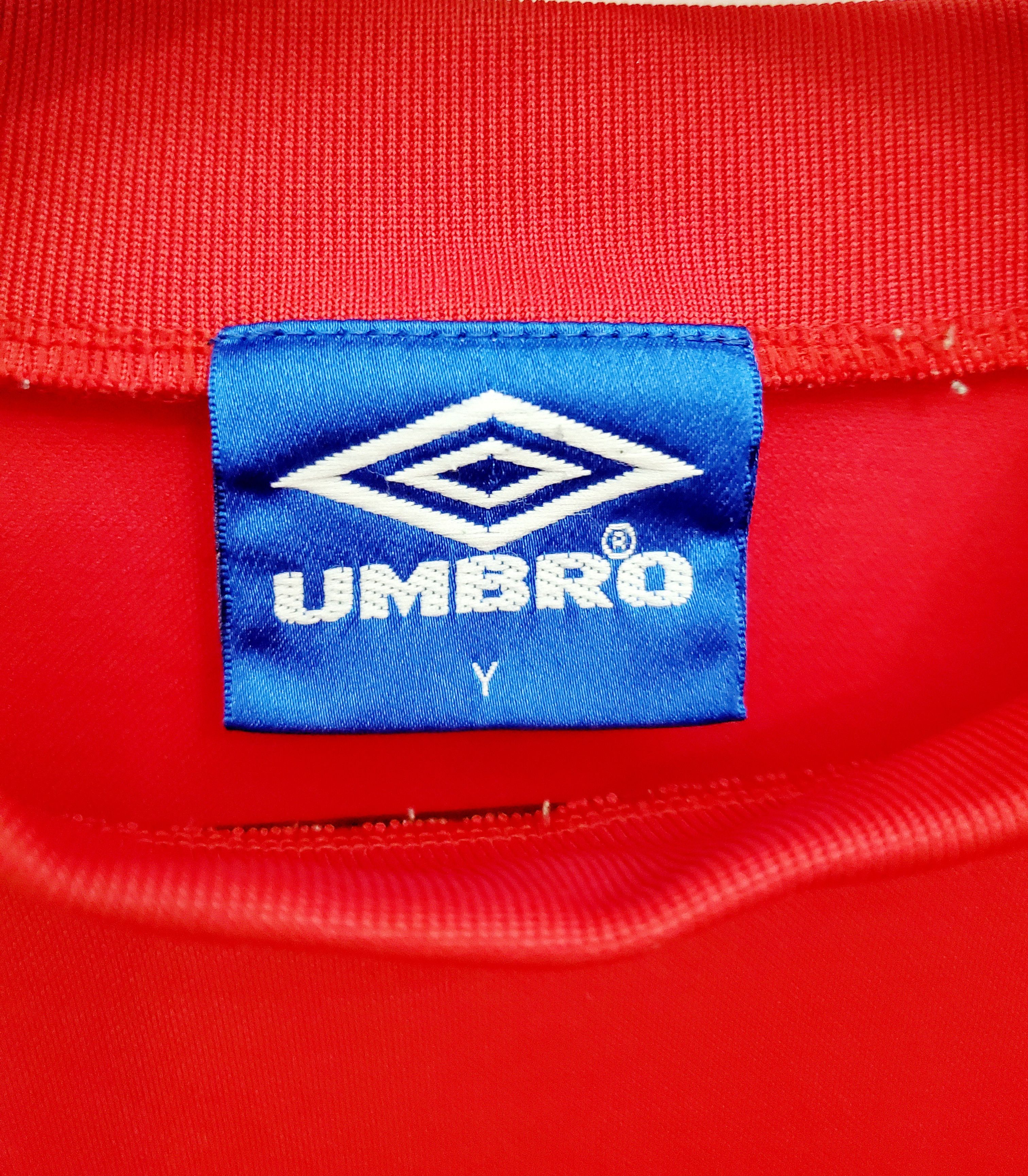 Umbro × Vintage Vintage 90’s Umbro England Soccer Jersey size S,M Size US S / EU 44-46 / 1 - 5 Thumbnail