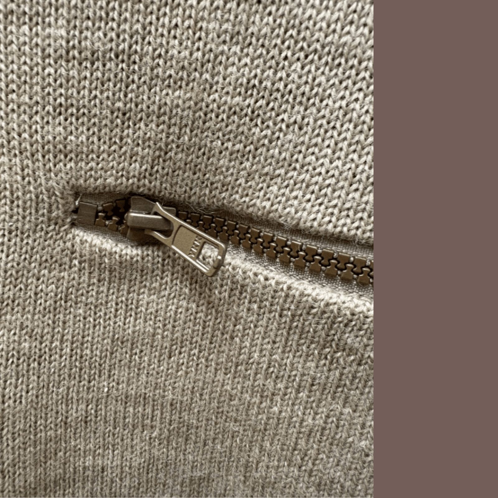 Cabelas VTG Half-Zip Sweater | Cabela’s Beige Wool | Gorpcore Size US L / EU 52-54 / 3 - 6 Thumbnail