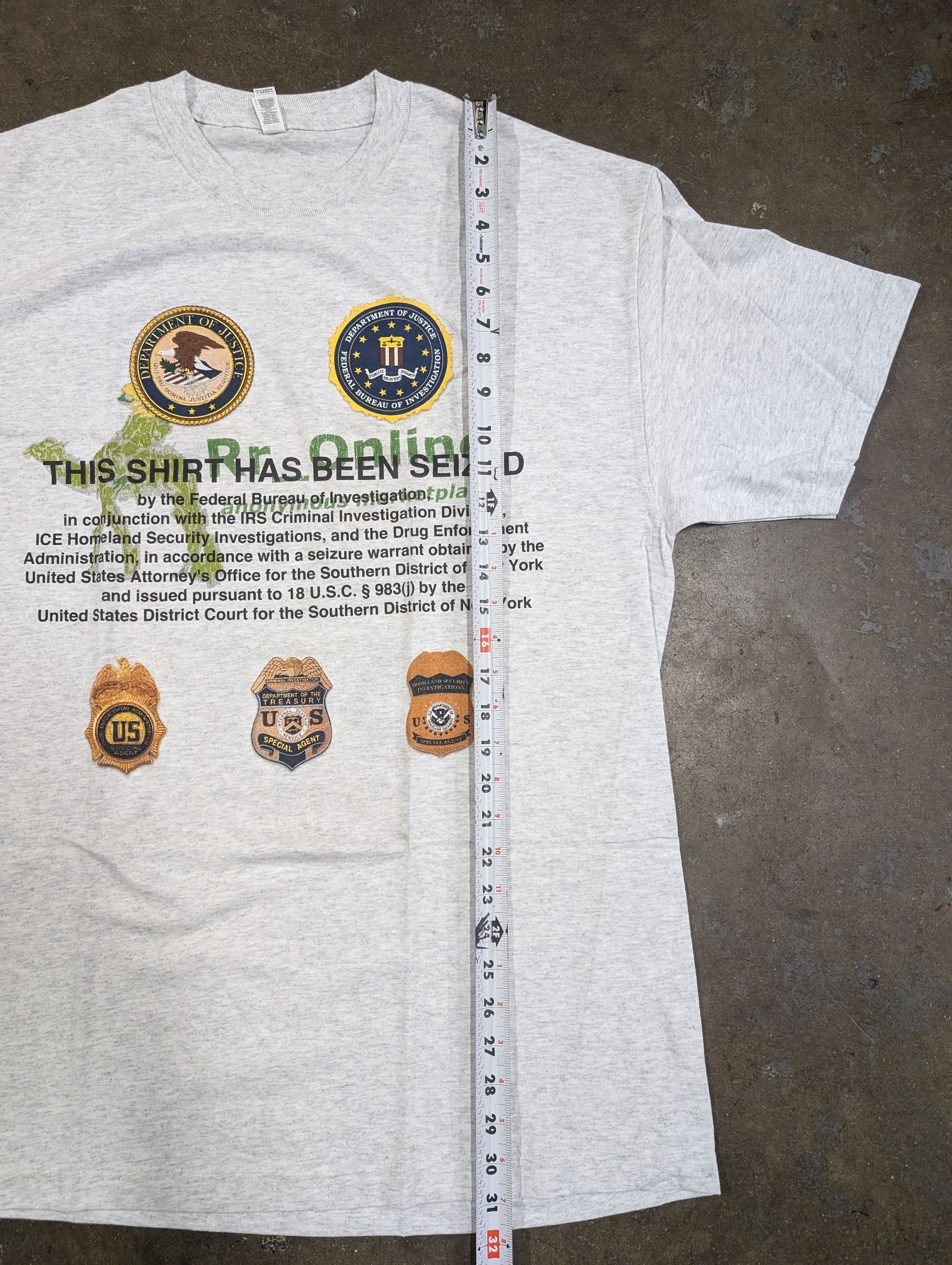 Other Kankan RR Really Rich FBI Seized Silk Road shirt Size US XL / EU 56 / 4 - 4 Thumbnail