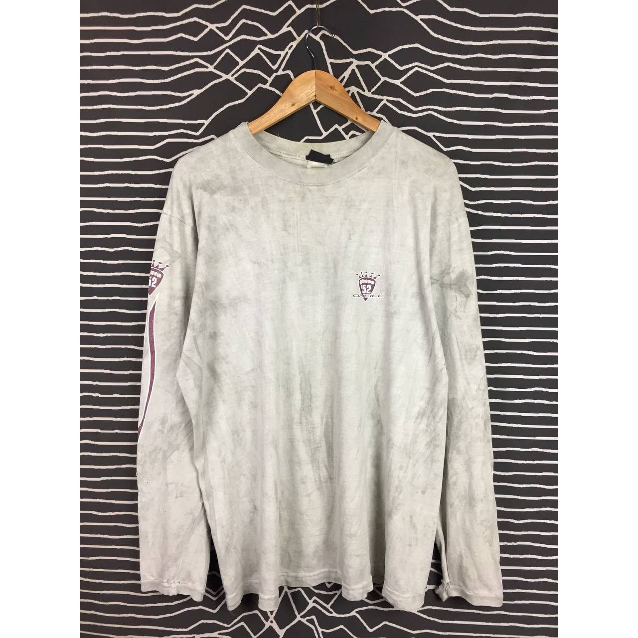 O'Neill × Vintage Vtg Distressed O'Neill Crown Logo Long Sleeve Surf Tee Size US M / EU 48-50 / 2 - 3 Thumbnail